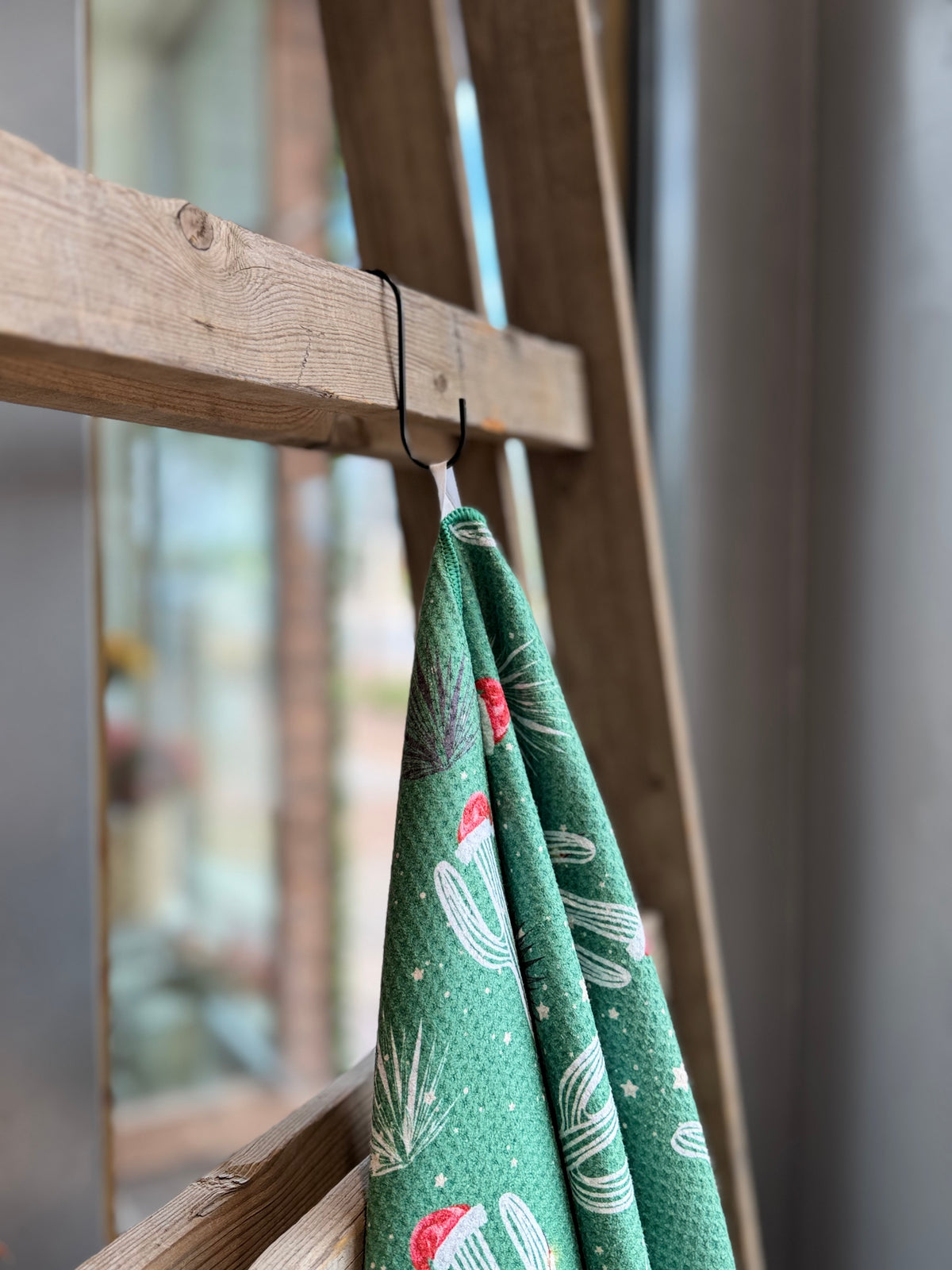 Christmas Cactus - Double Sided - Hand Towel