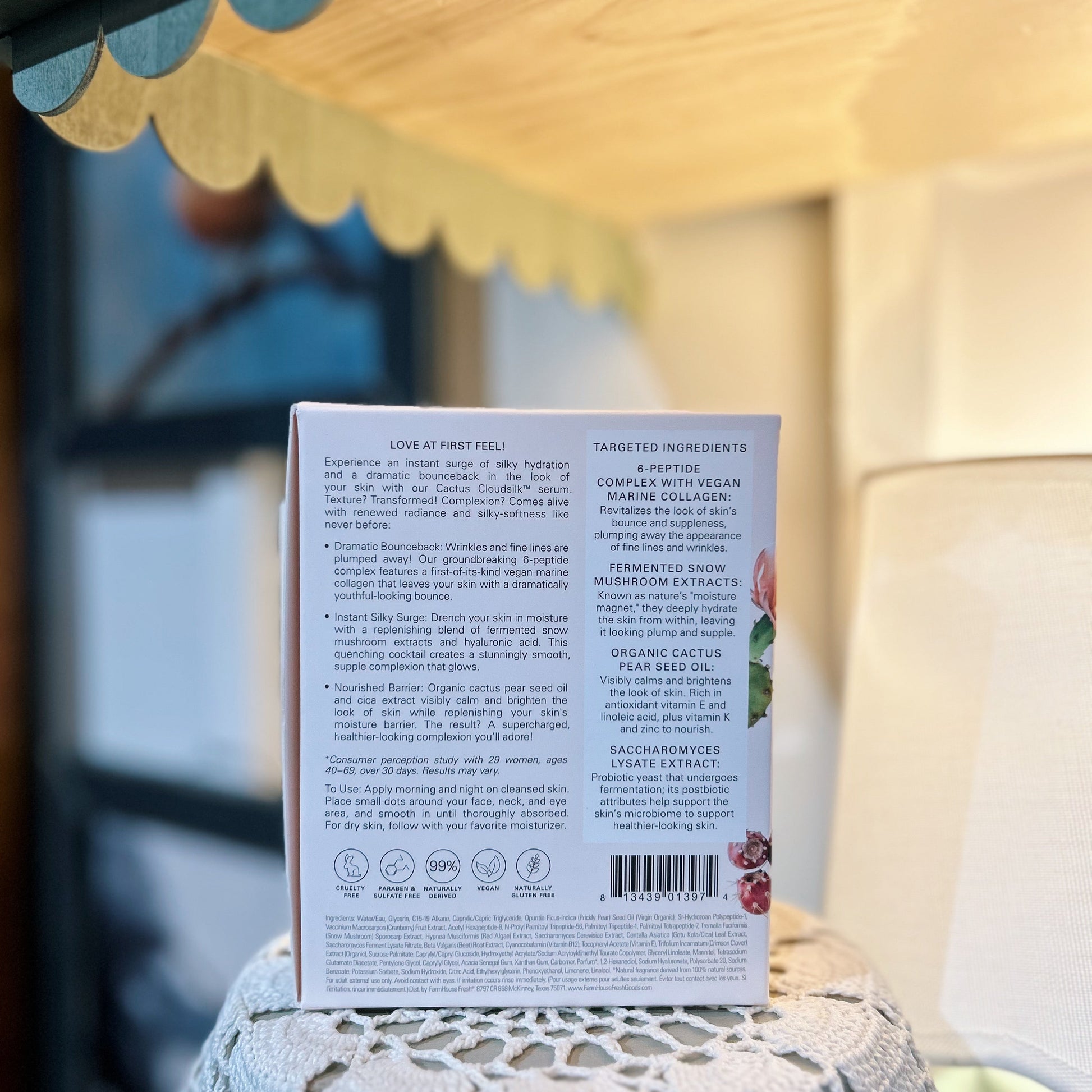 Cactus Cloud Silk Multi-Peptide Serum - Room and Porch 
