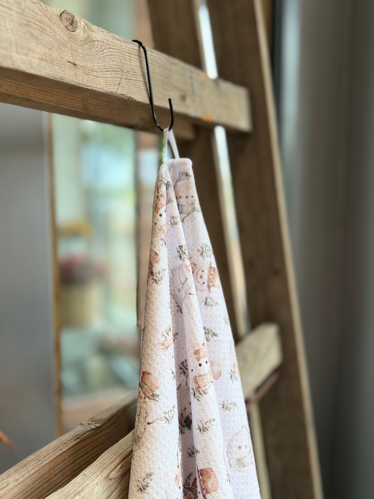 Woodland Snowmen - Double Sided - Hand Towel