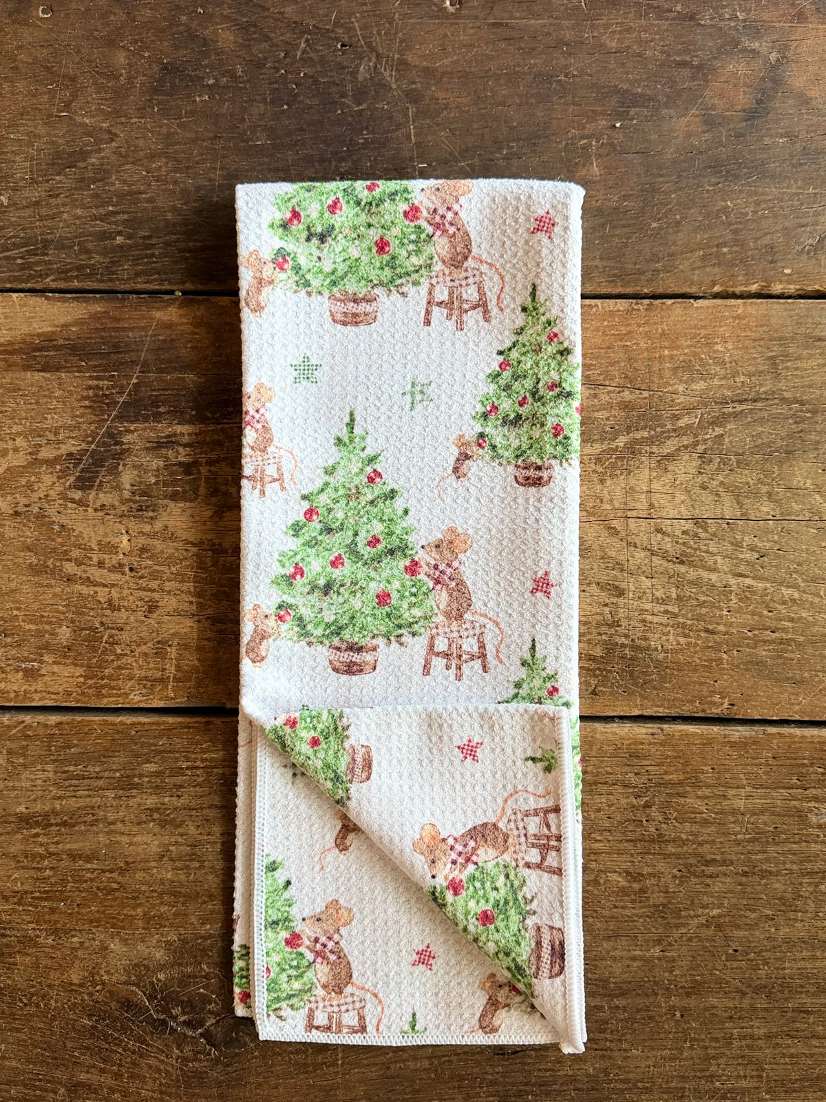 Twas' The Mouse Before Christmas - Double Sided - Hand Towel