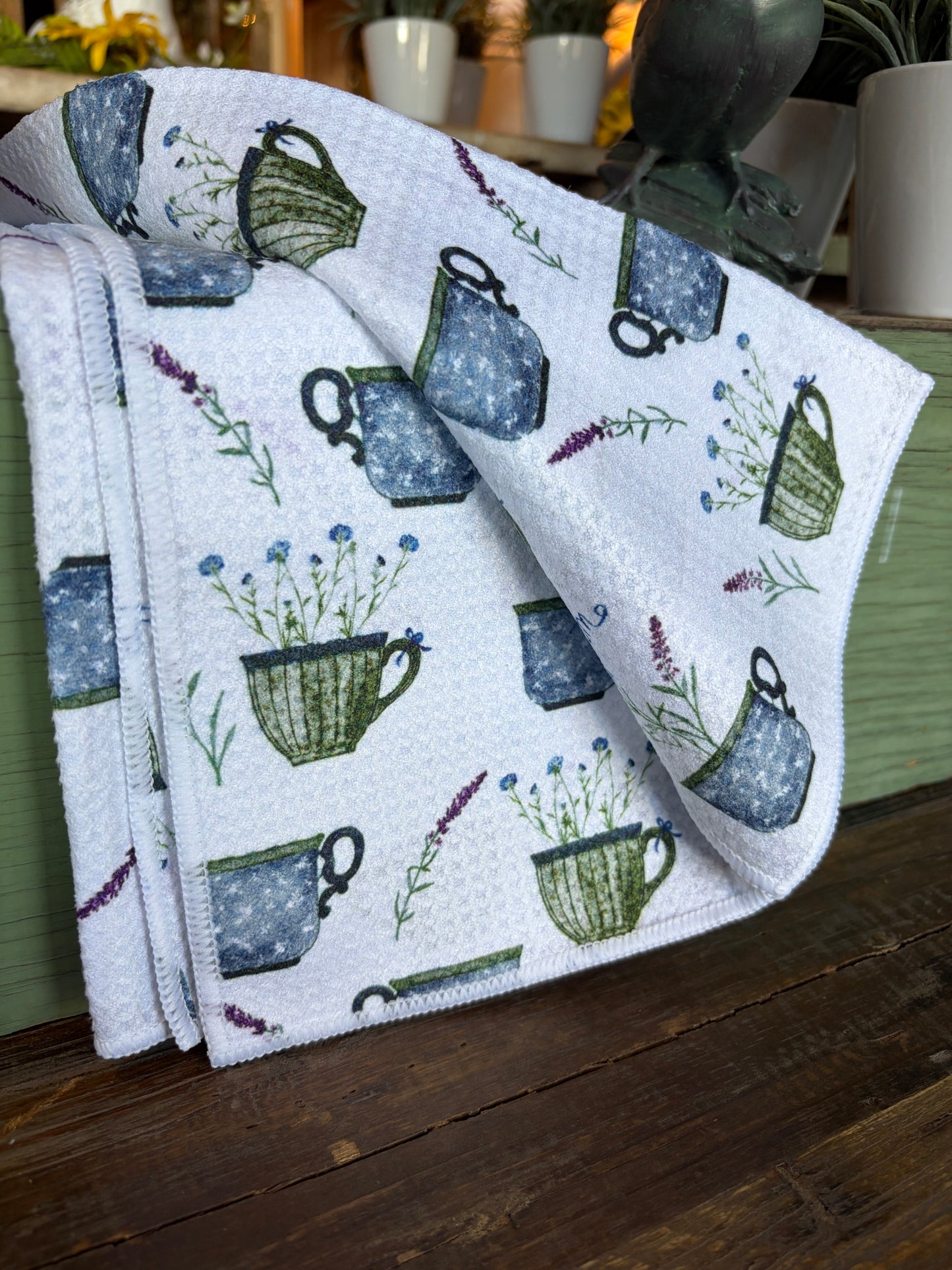 Blooming Mugs - Double Sided - Hand Towel - Room and Porch 