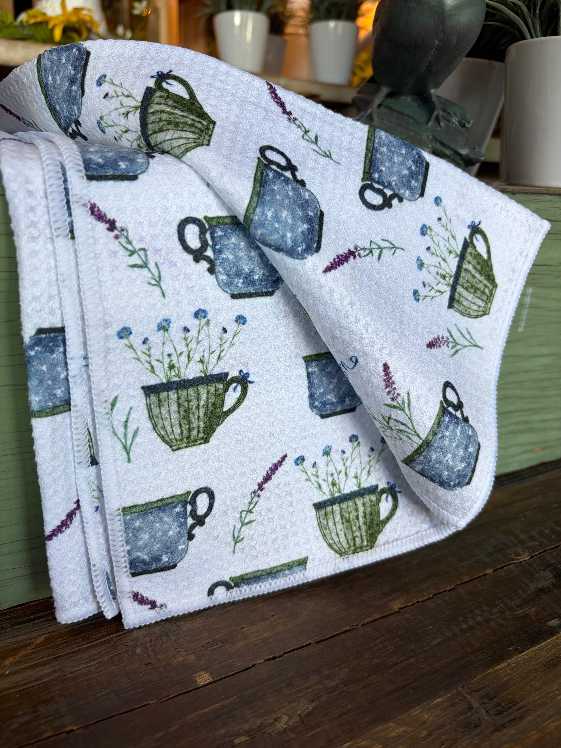 Blooming Mugs - Double Sided - Hand Towel - Room and Porch 