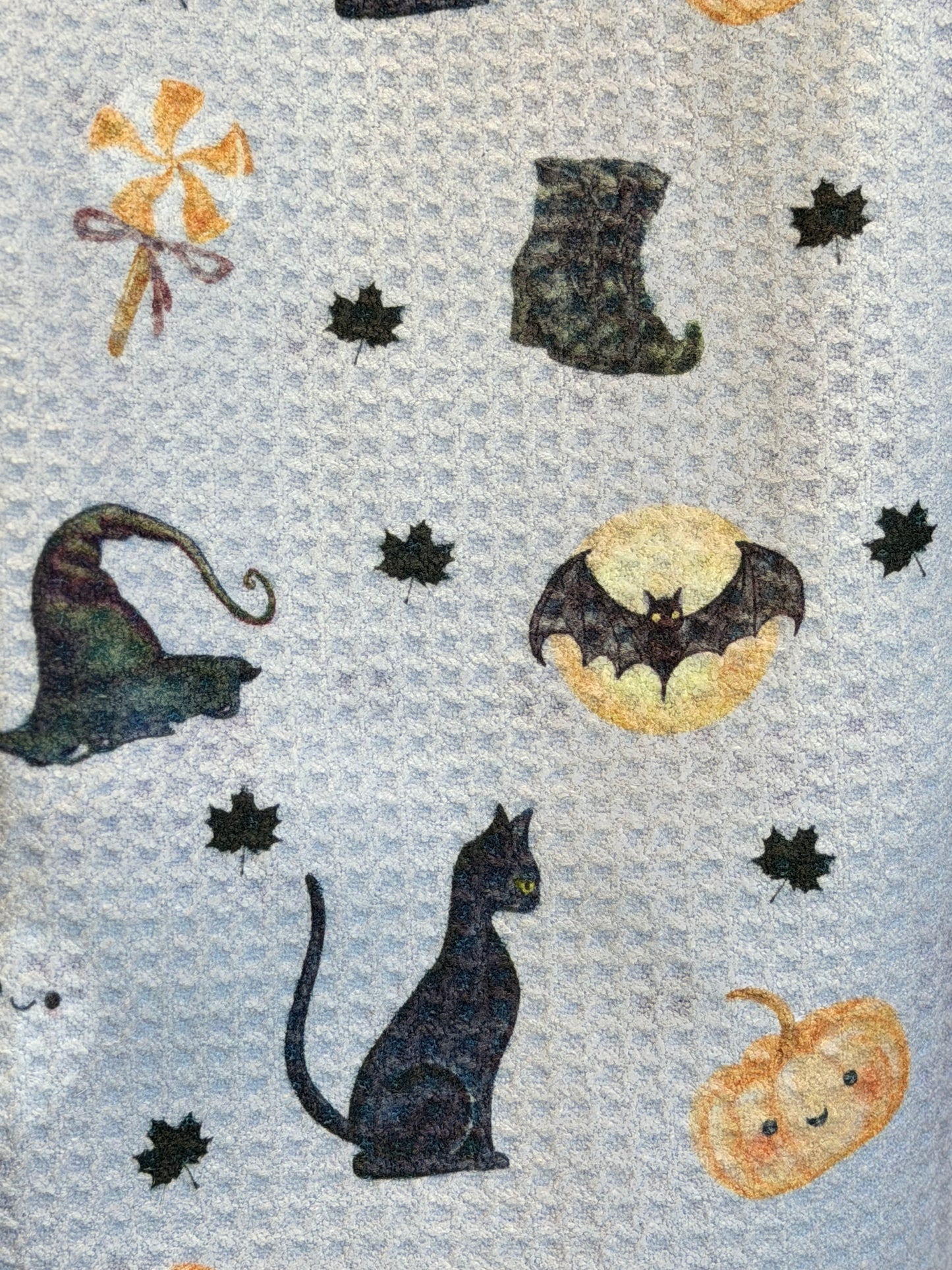 Trick-or-Treat Charms - 2 Sided - Set of 3 Dishcloths - Room and Porch 