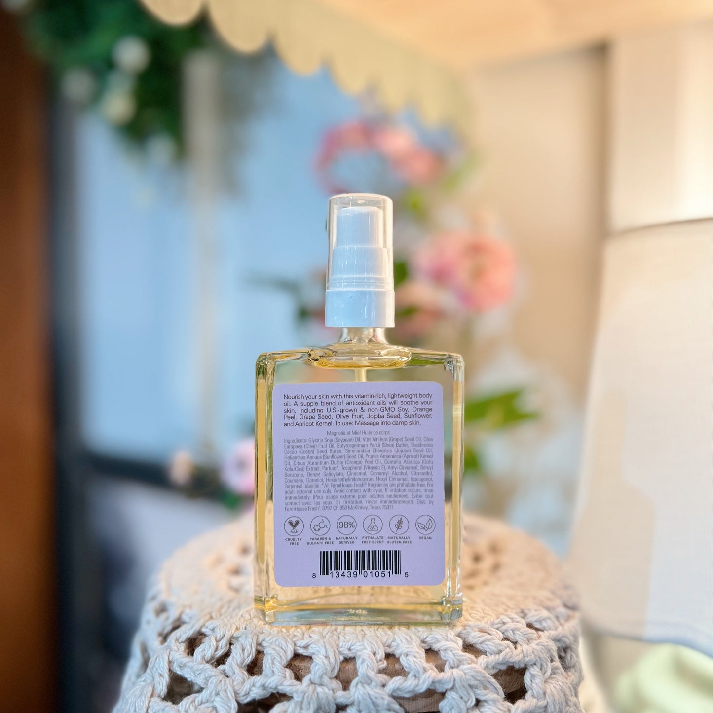 Honey Magnolia Body Oil - Room and Porch 