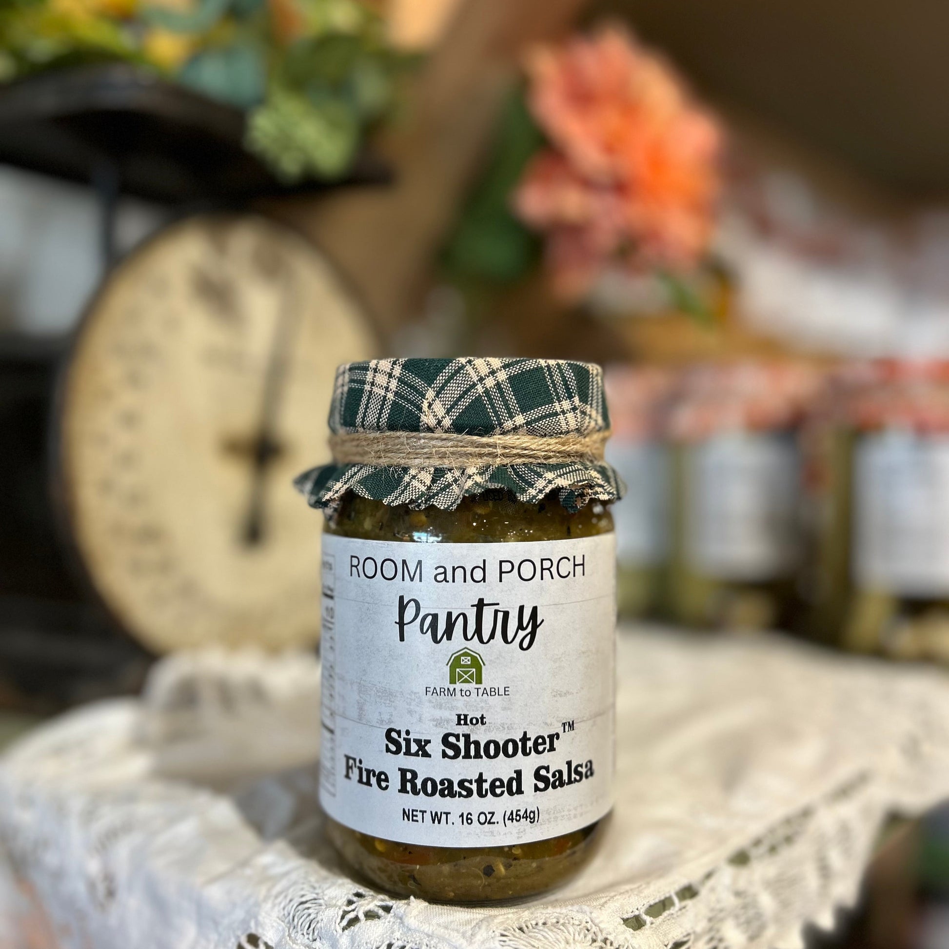 Six Shooter Fire Roasted Salsa - Room and Porch 