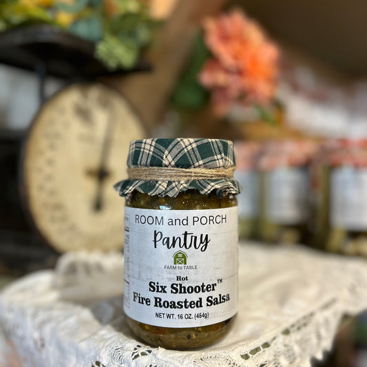 Six Shooter Fire Roasted Salsa - Room and Porch 