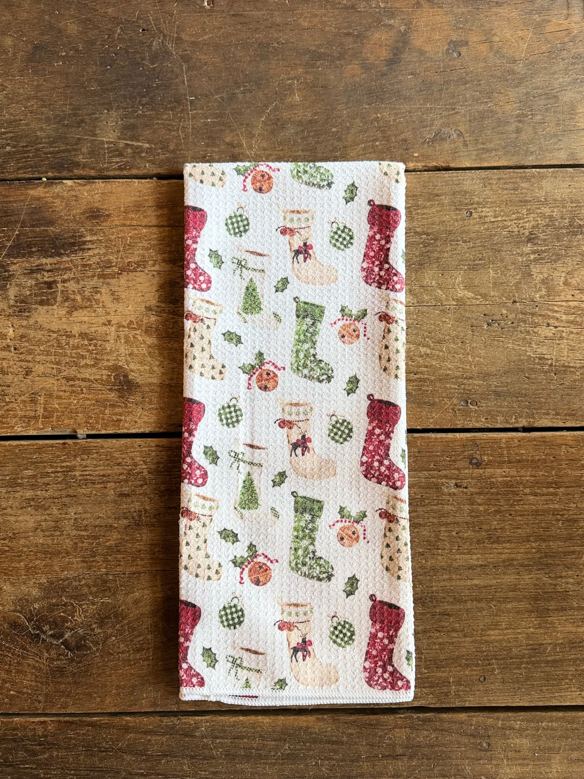 Heirloom Stockings - Double Sided - Hand Towel