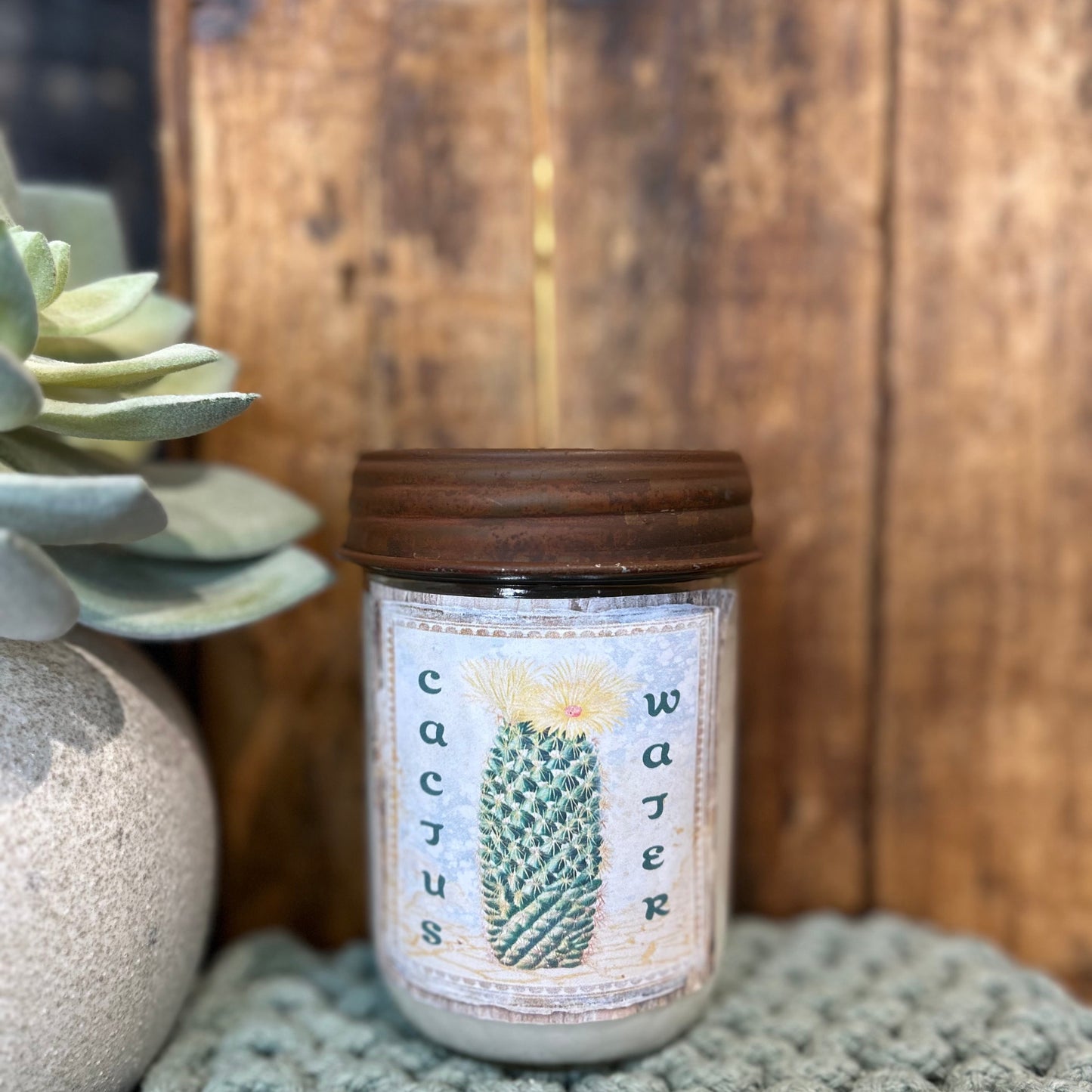 Cactus Water Candle