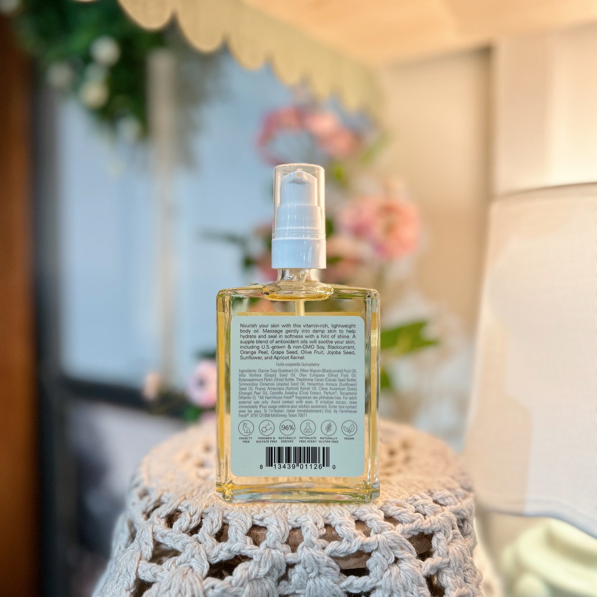 Quinsyberry Body Oil - Room and Porch 