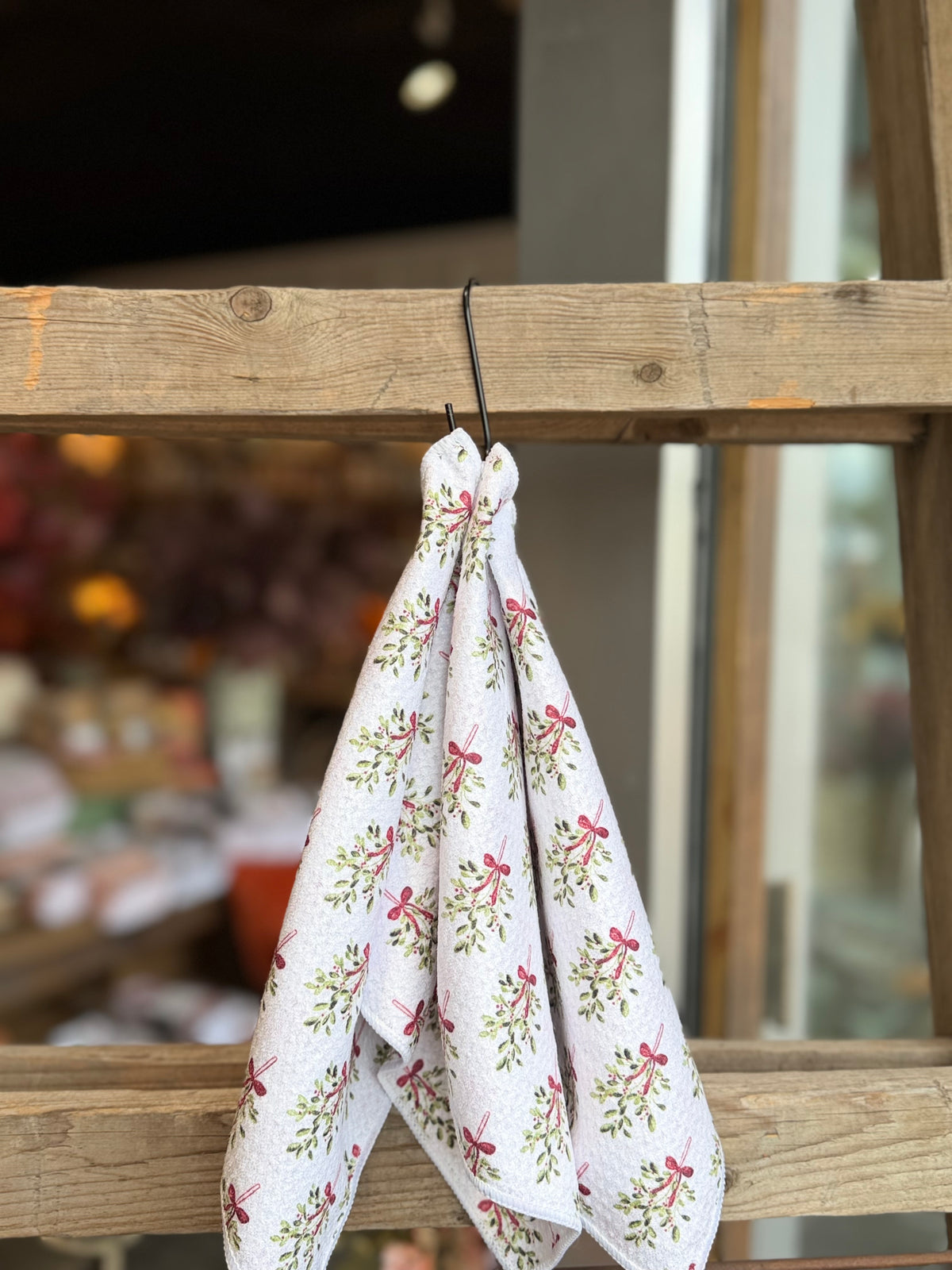 Mistletoe Kisses - 2 Sided - Set of 3 Dishcloths