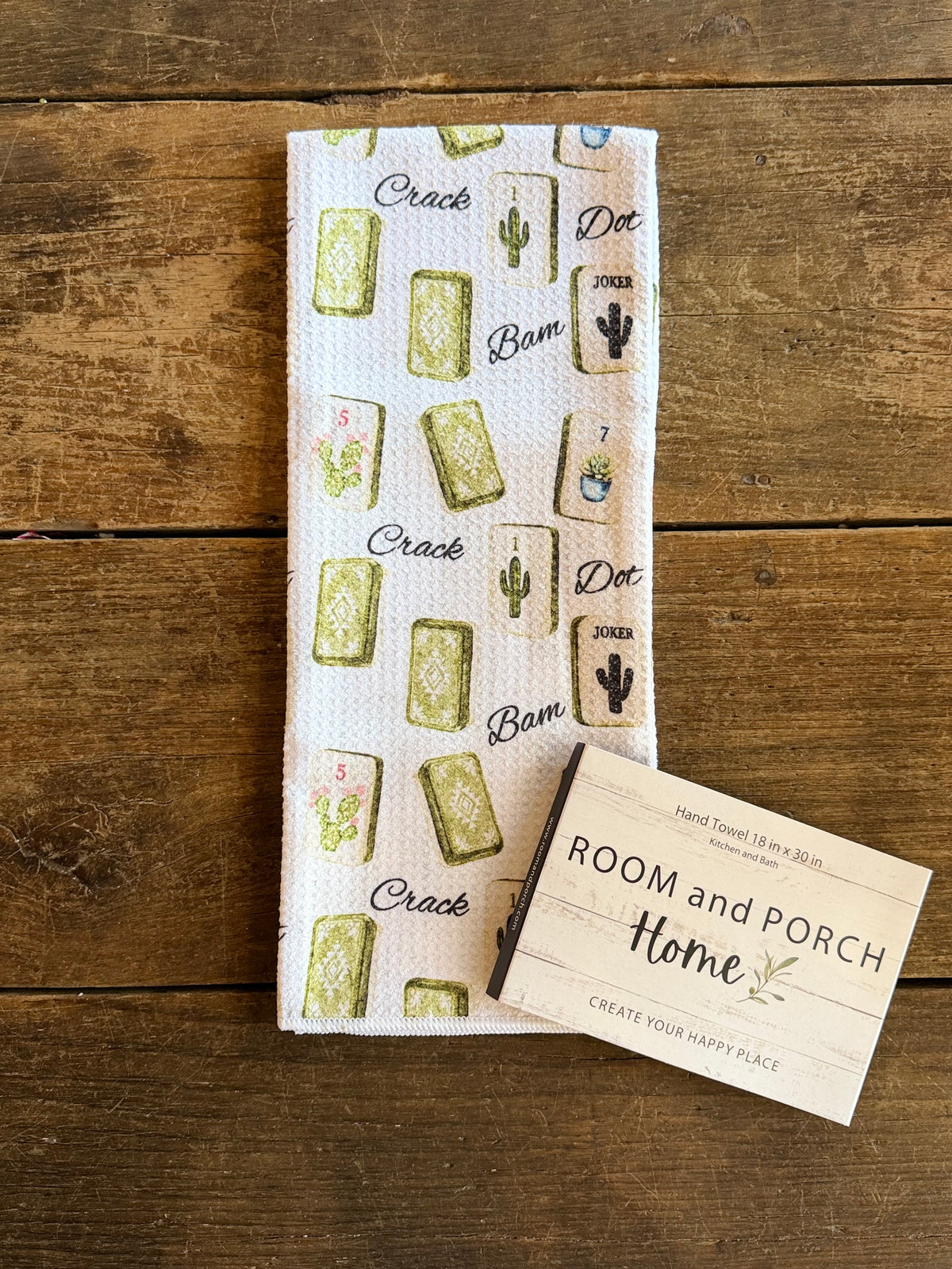 Mahjong - Double Sided -Hand Towel
