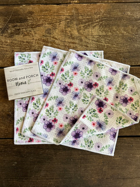 Ava - 2 sided - Set of 3 Dishcloths