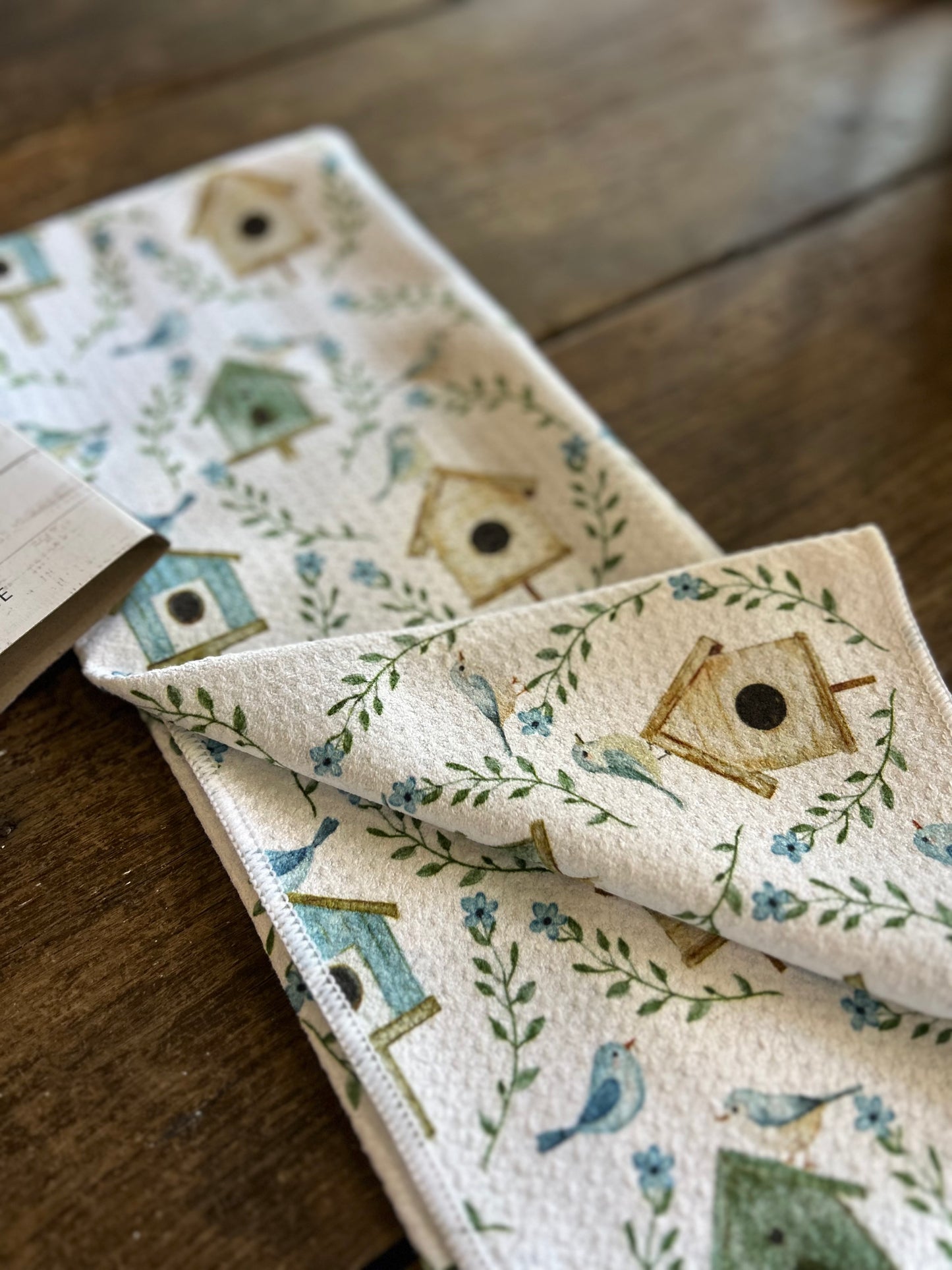 Birdhouses - Double Sided - Hand Towel - Room and Porch 