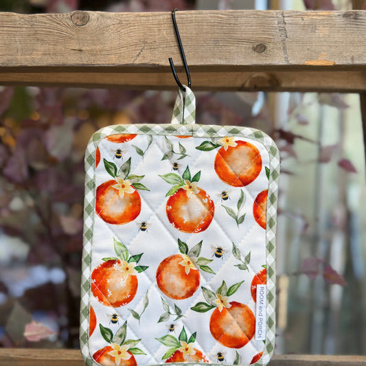 Orange Grove Pocket Oven Mitt