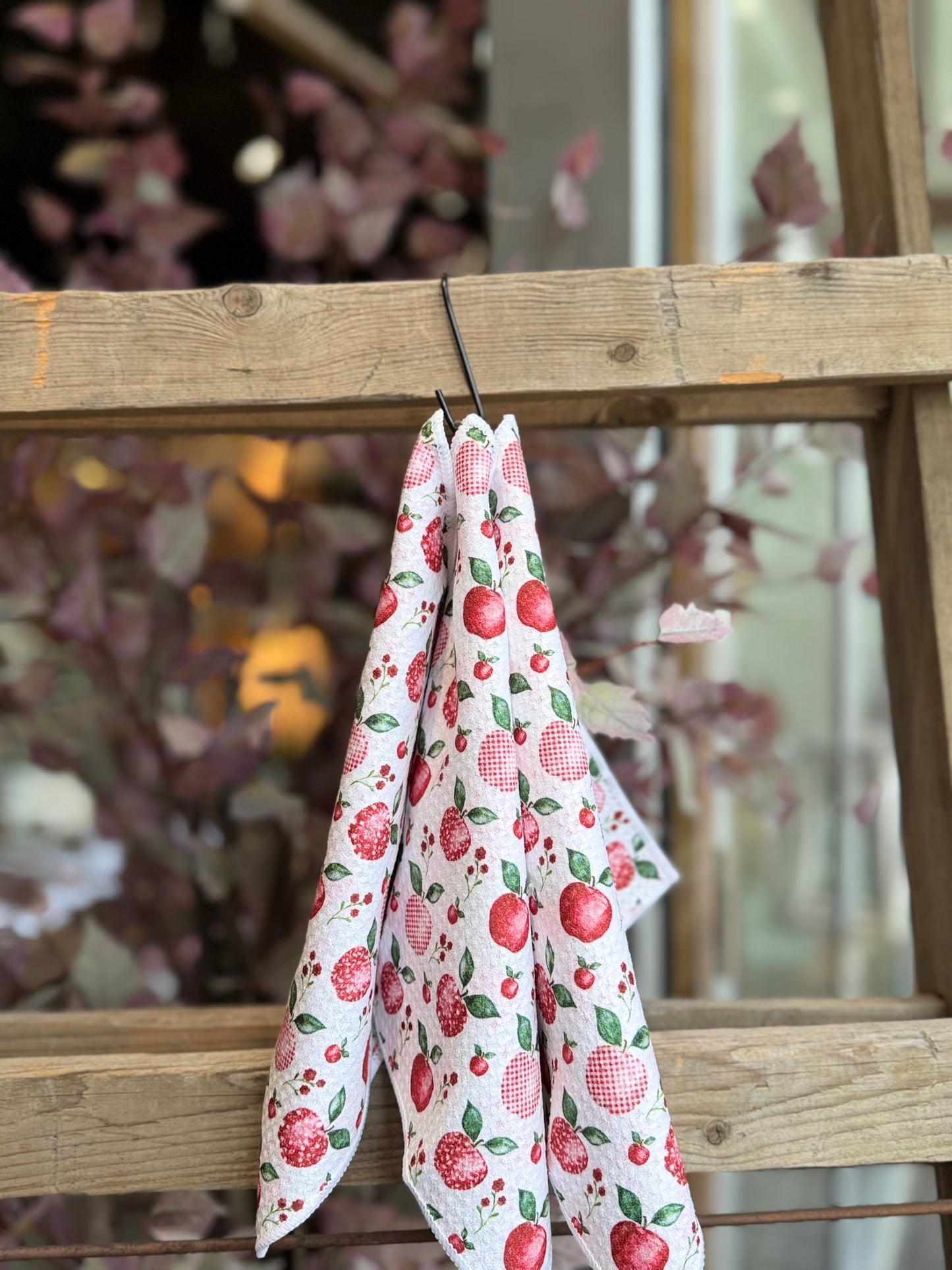 Apple Orchard - 2 Sided - Set of 3 Dishcloths