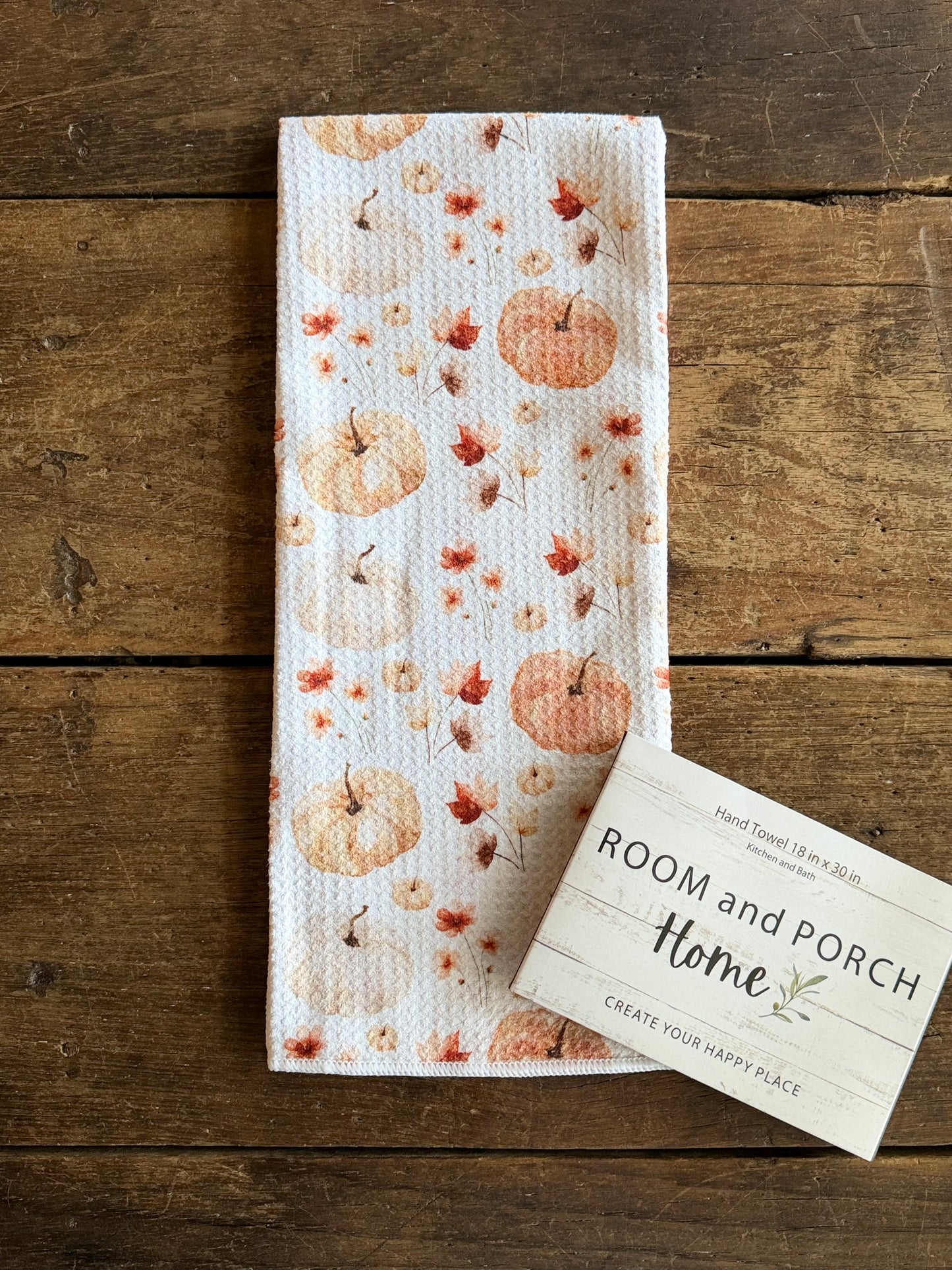 Harvest Pumpkin Patch - Double Sided - Hand Towel