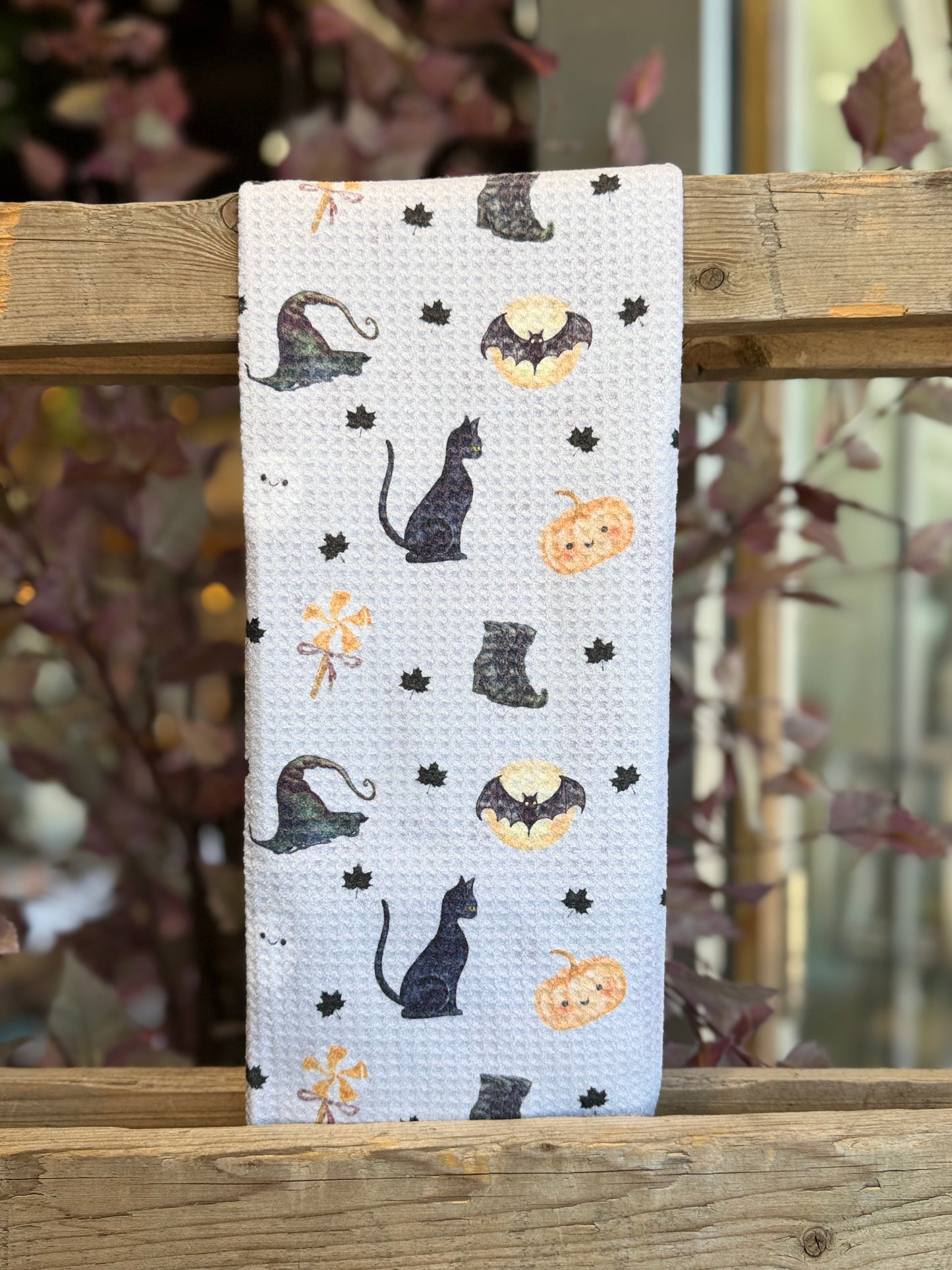 Trick-or-Treat Charms - Double Sided - Hand Towel - Room and Porch 
