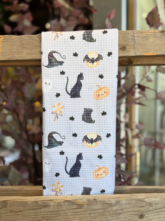 Trick-or-Treat Charms - Double Sided - Hand Towel - Room and Porch 
