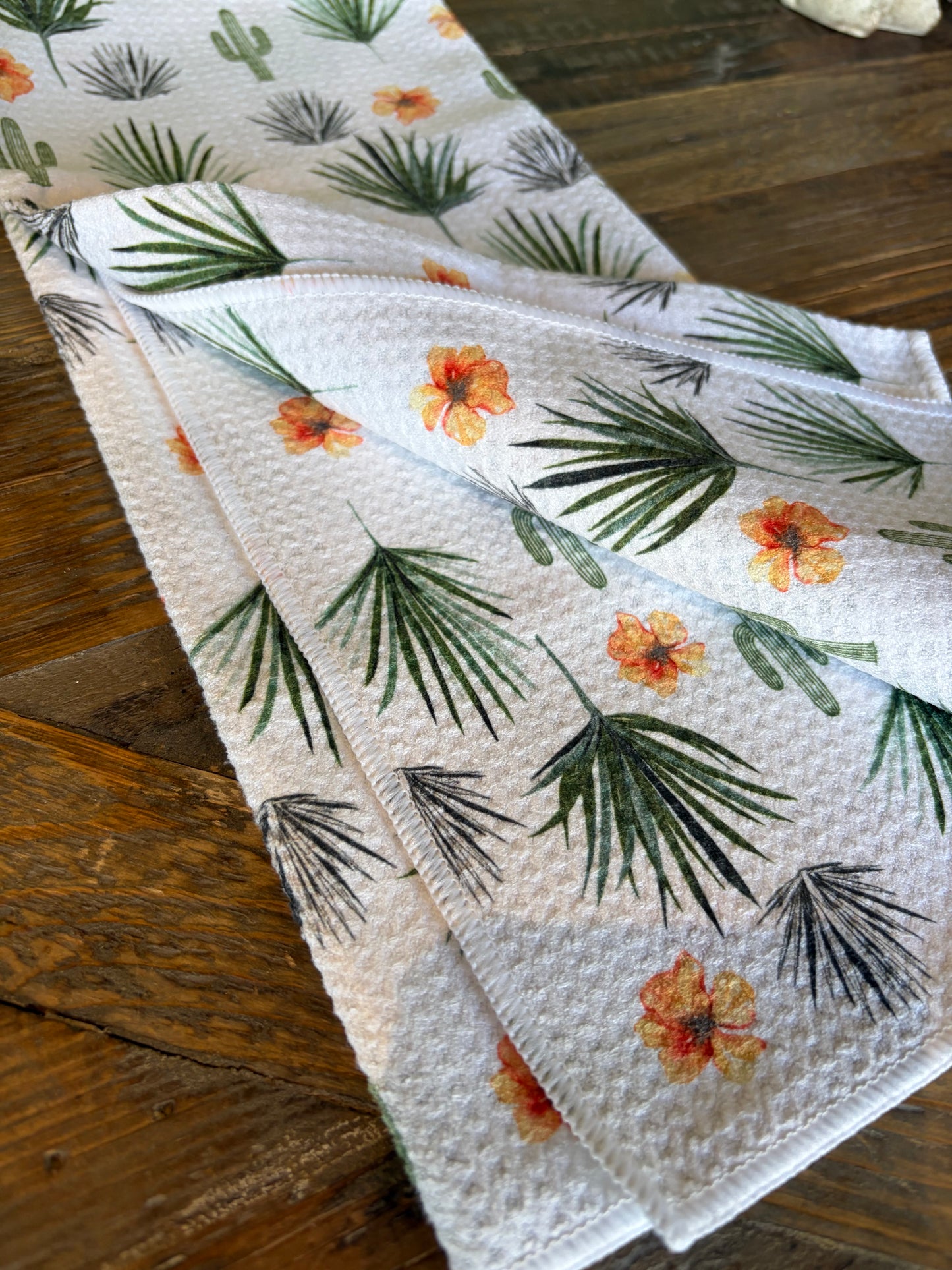 Desert Palms - Double Sided - Hand Towel - Room and Porch 
