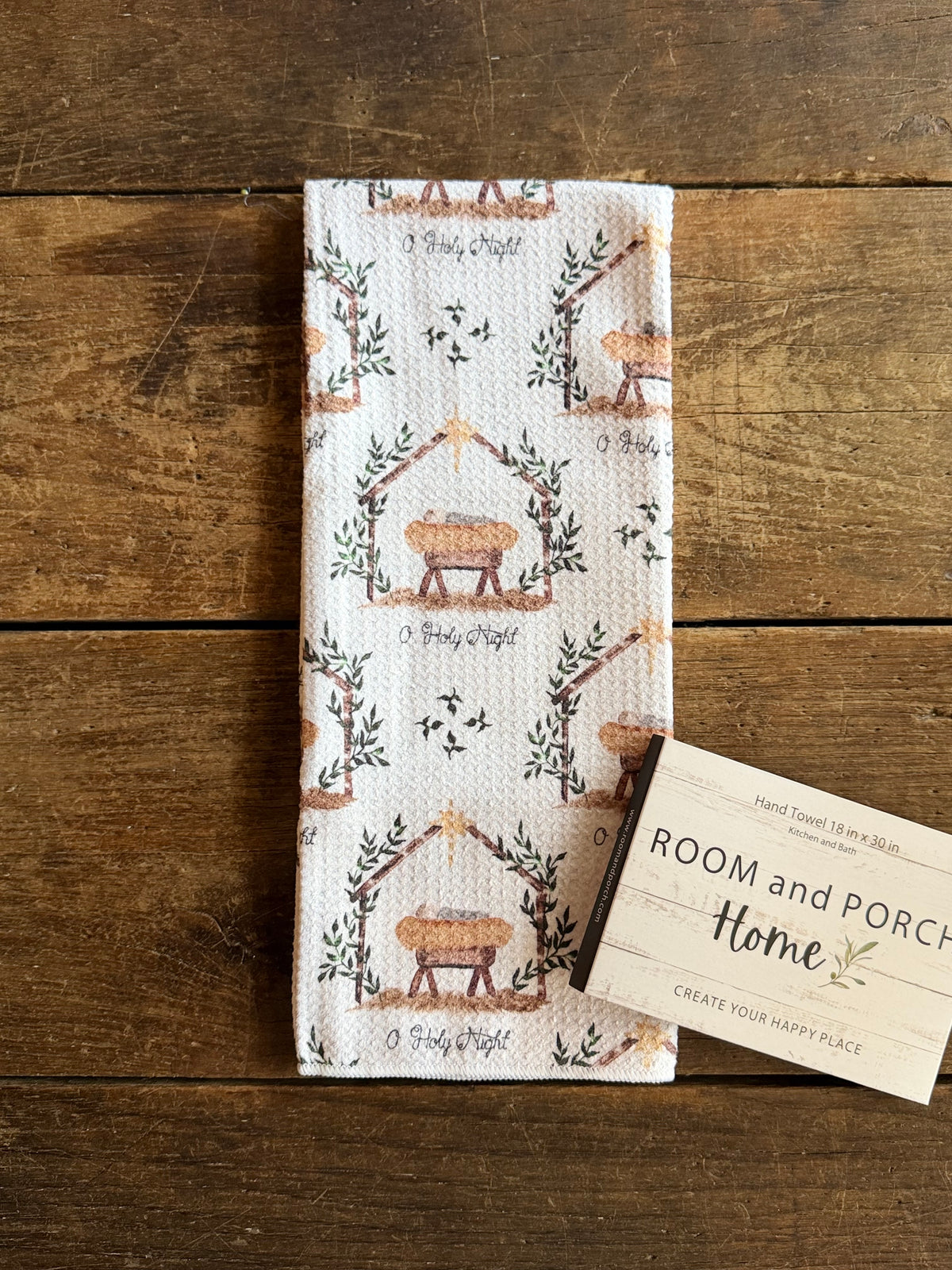 O' Holy Night - Double Sided - Hand Towel