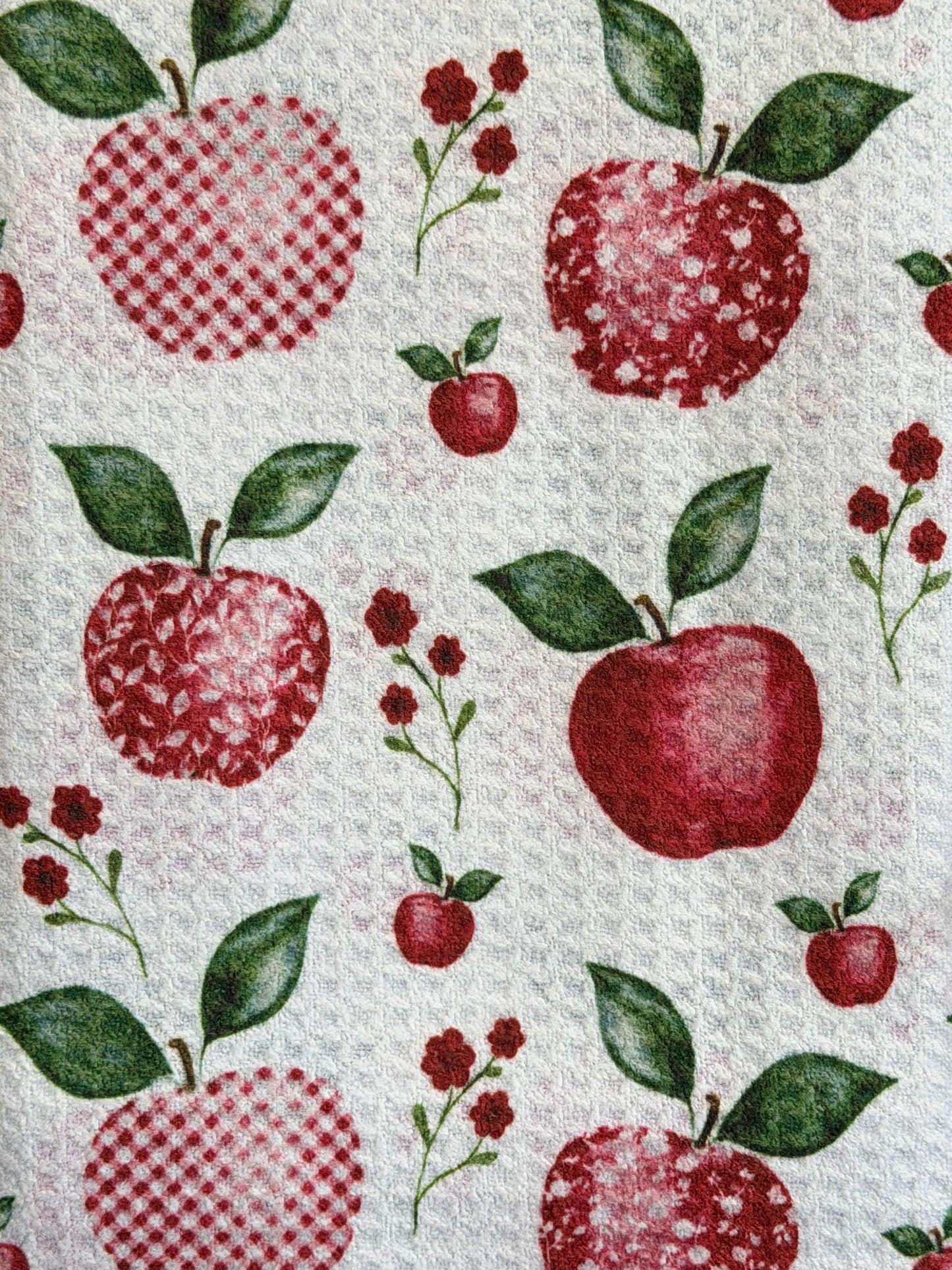 Apple Orchard - 2 Sided - Set of 3 Dishcloths