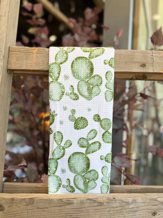 Prickly Pear - Double Sided - Hand Towel