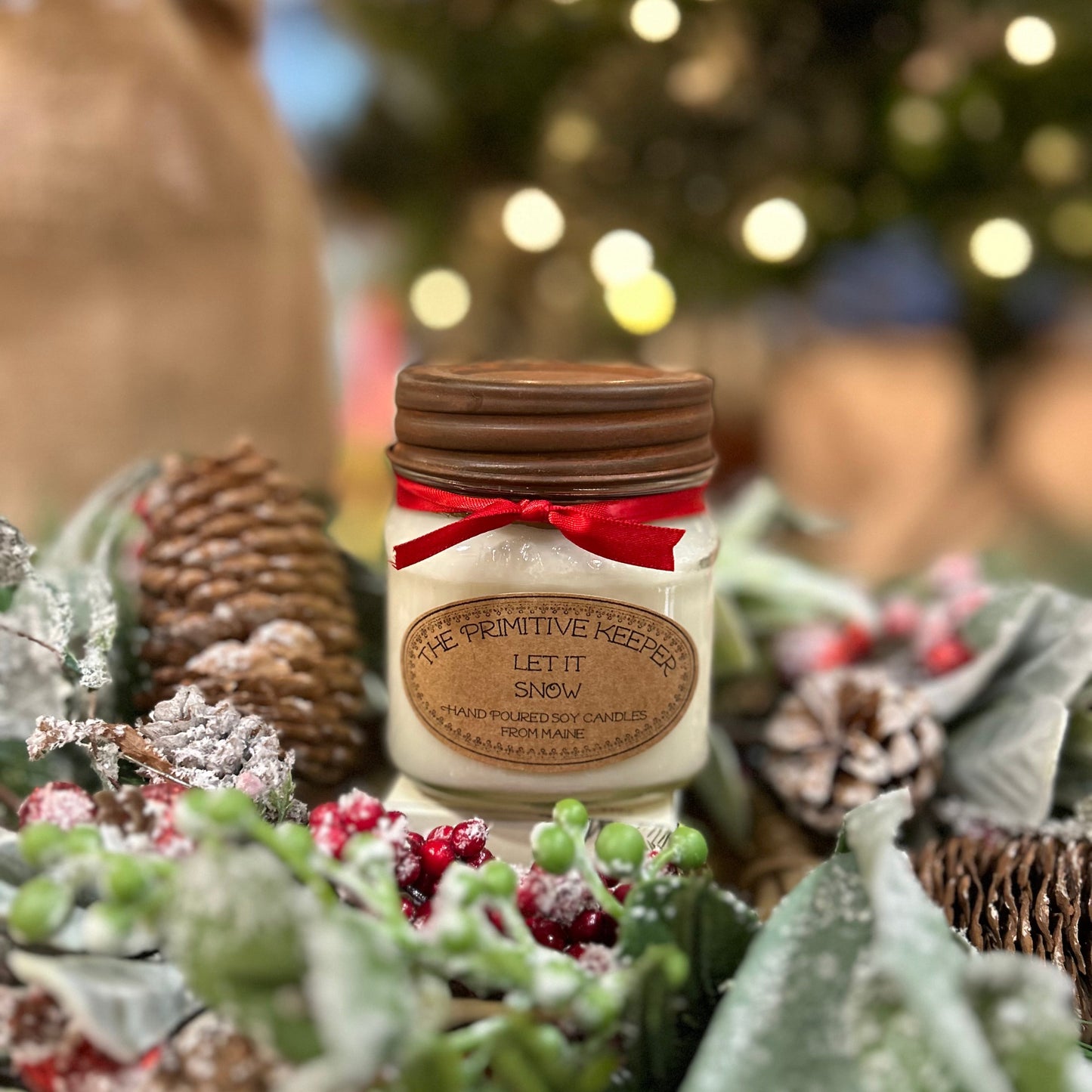 Let it Snow 8oz Candle