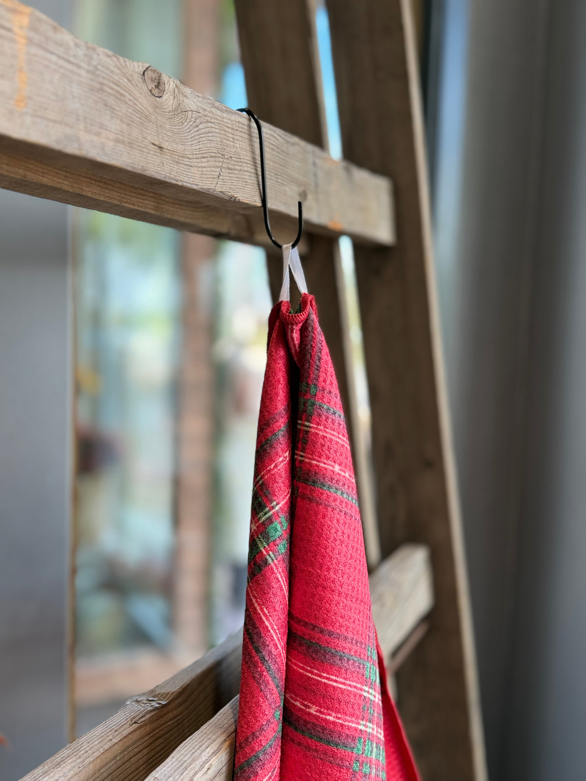 Tidings and Tartan - Double Sided - Hand Towel
