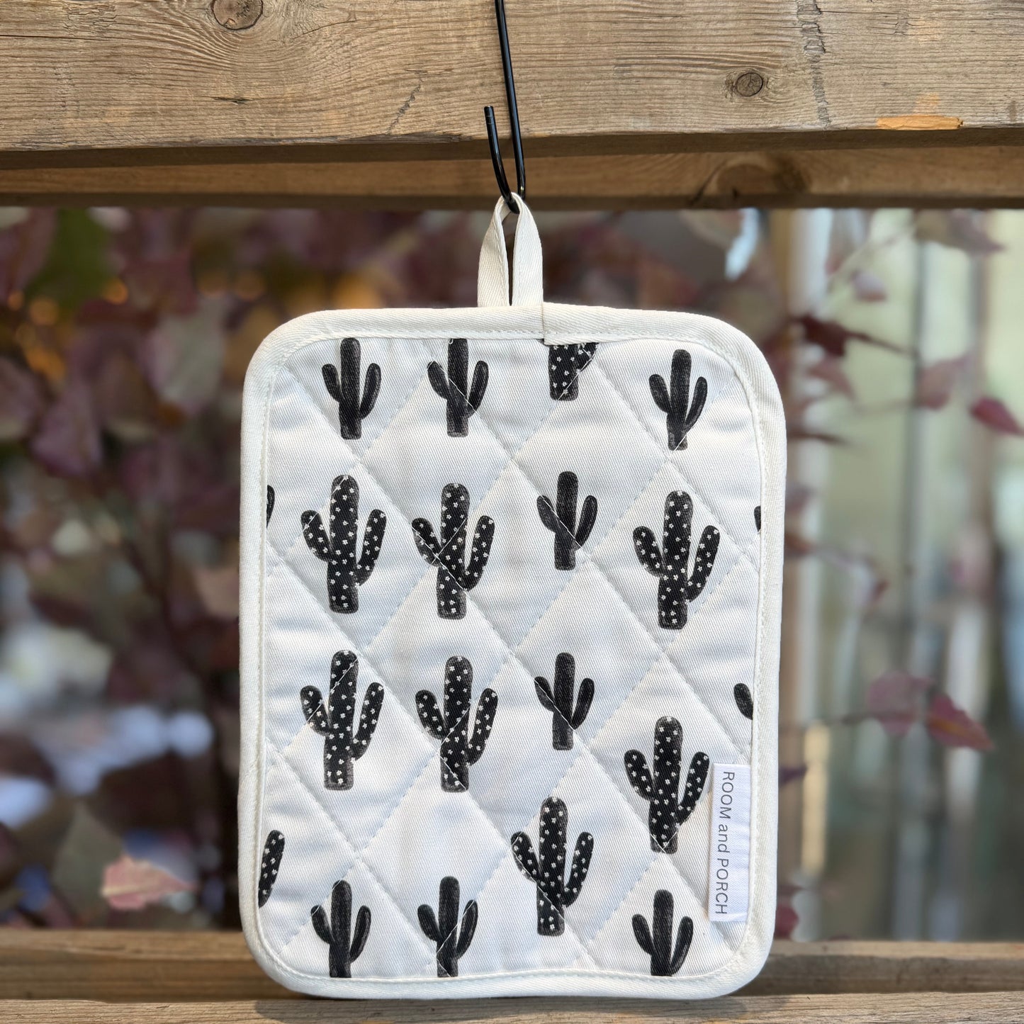 Modern Cactus Pocket Oven Mitt