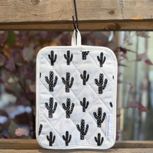 Modern Cactus Pocket Oven Mitt