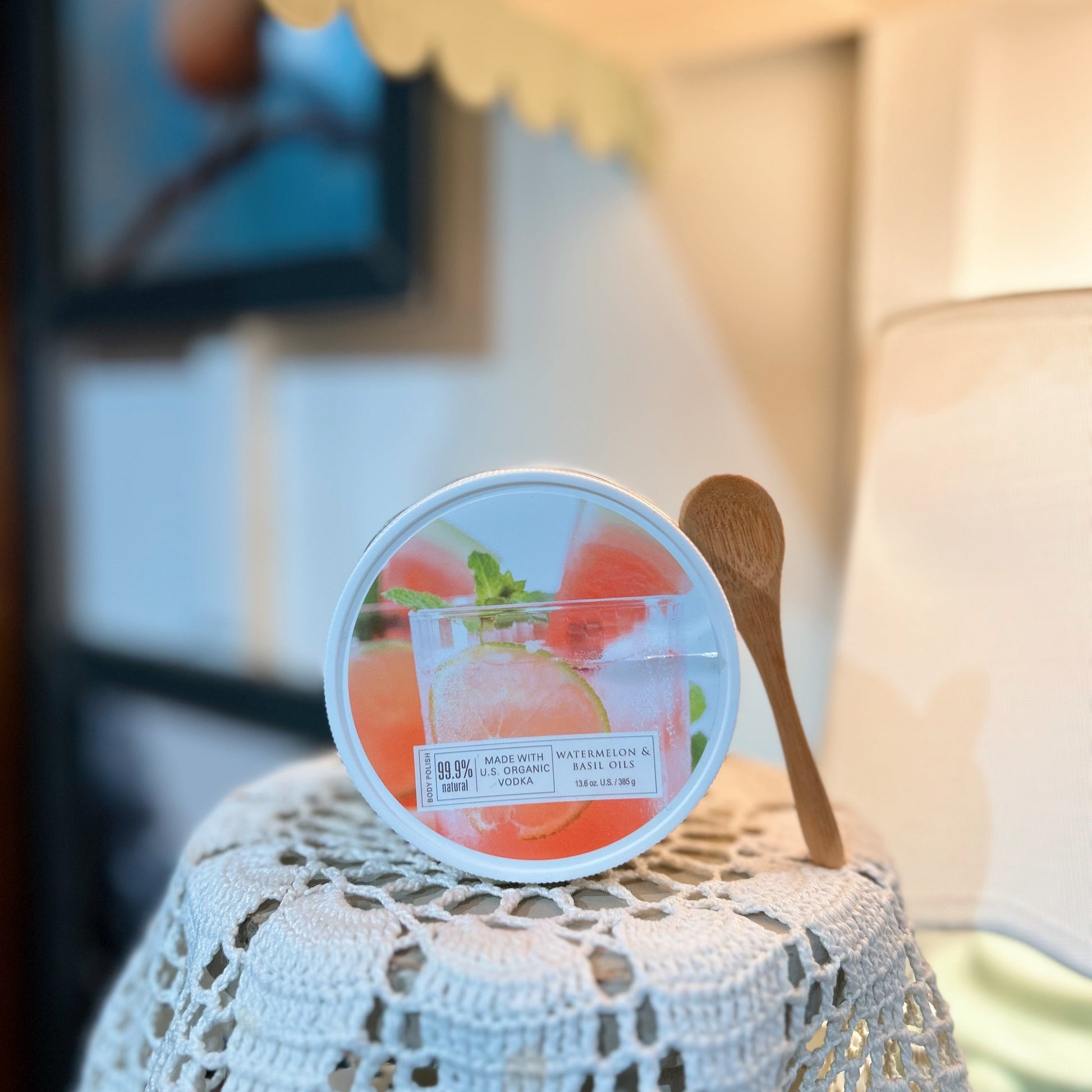 Watermelon Basil Vodkatini Liquor Infused Body Polish - Room and Porch 