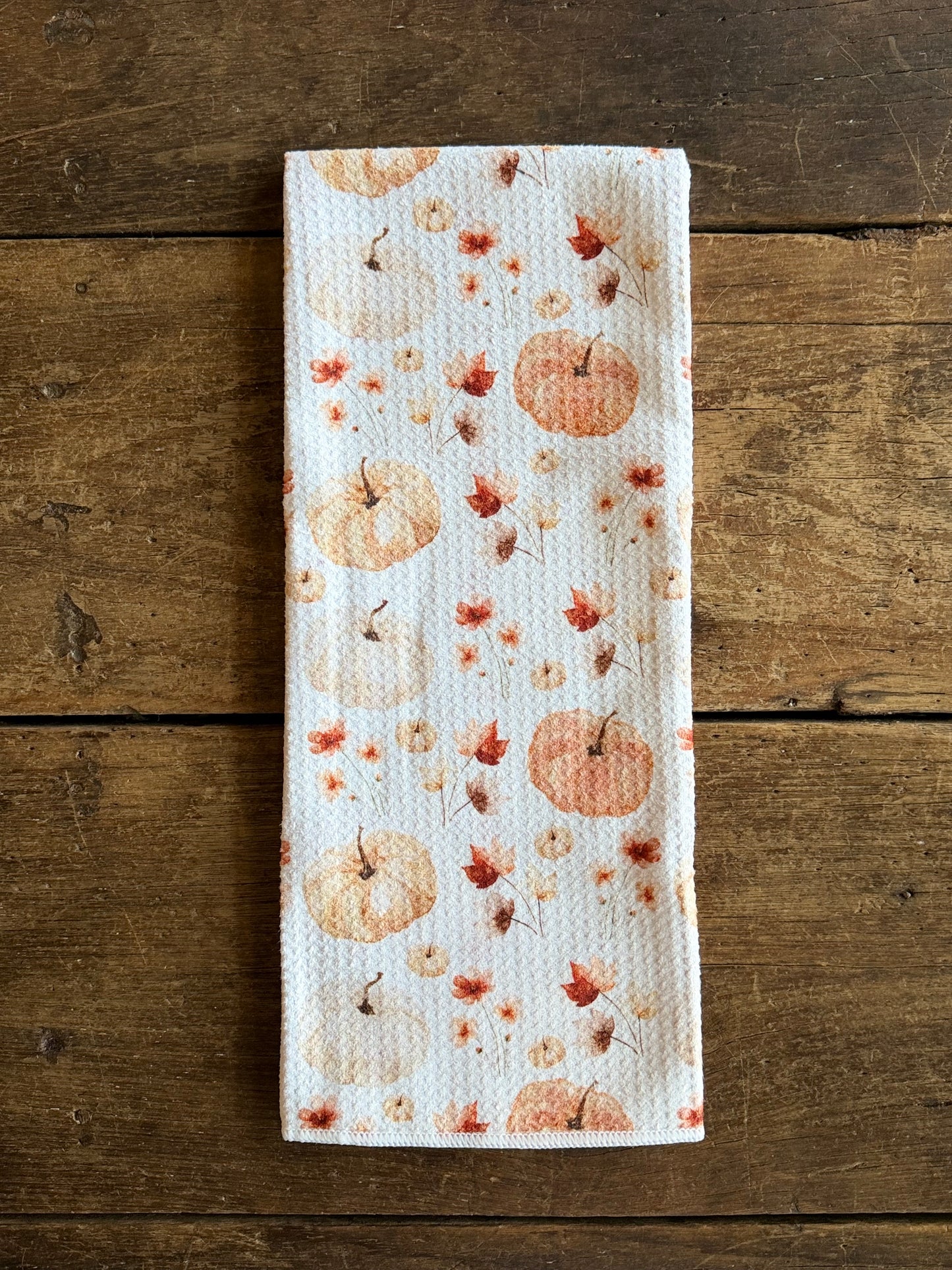 Harvest Pumpkin Patch - Double Sided - Hand Towel