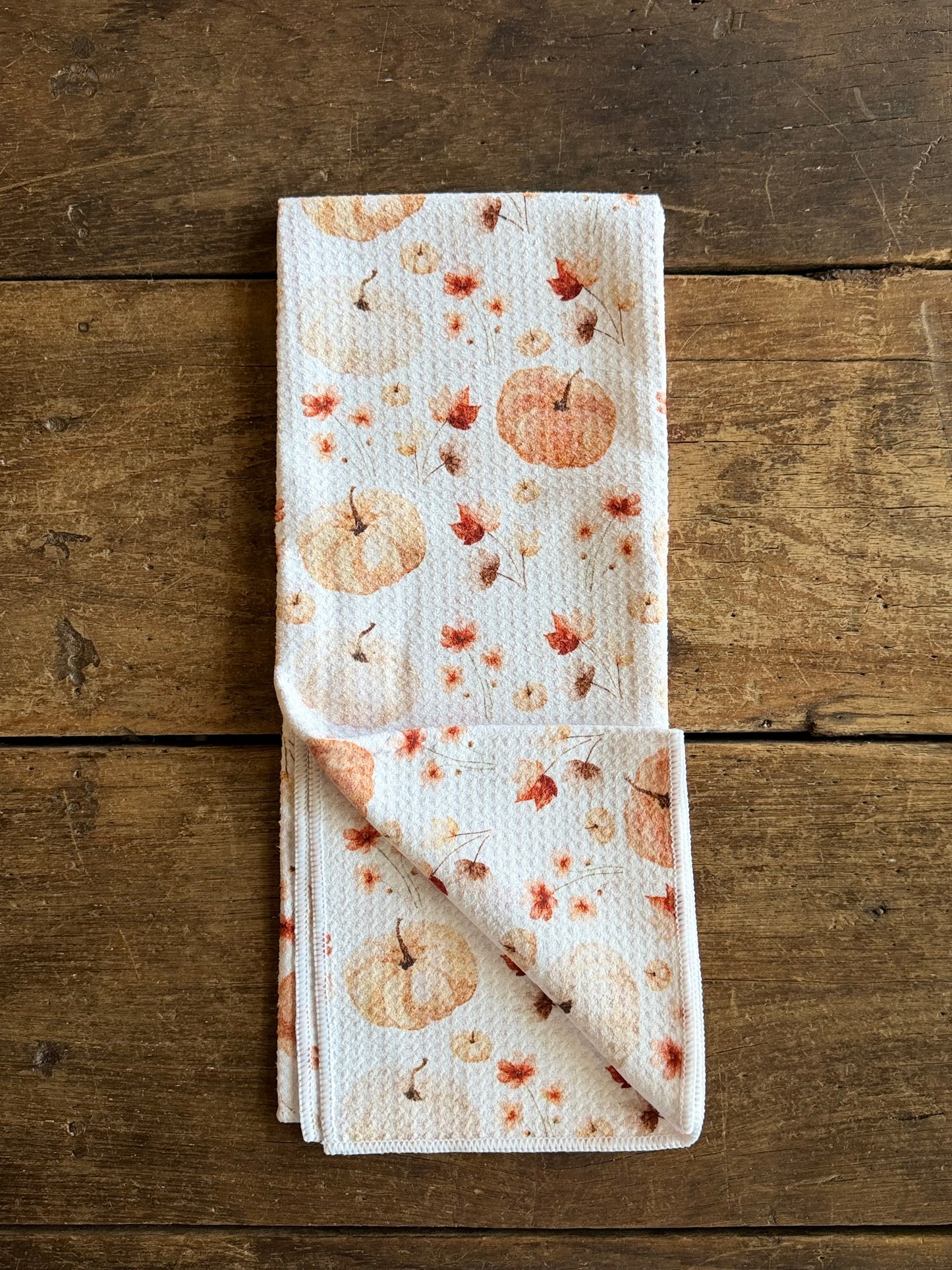 Harvest Pumpkin Patch - Double Sided - Hand Towel