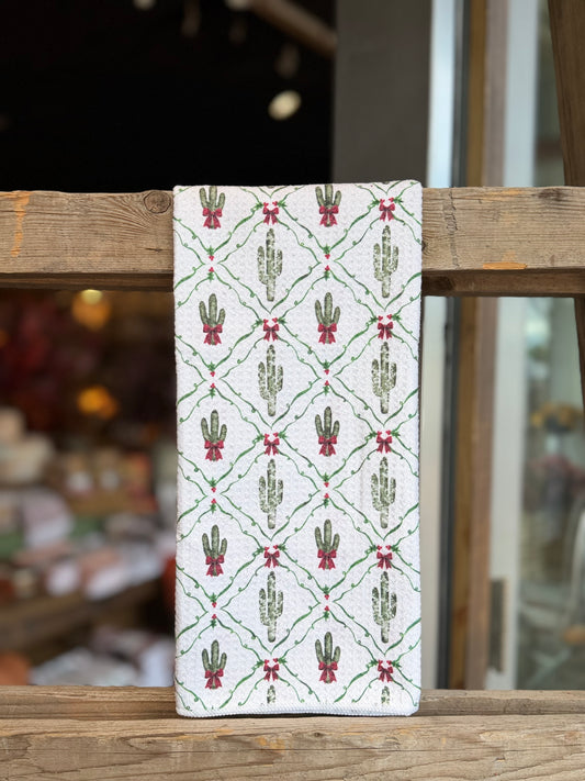 Saguaro & Holly - Double Sided - Hand Towel
