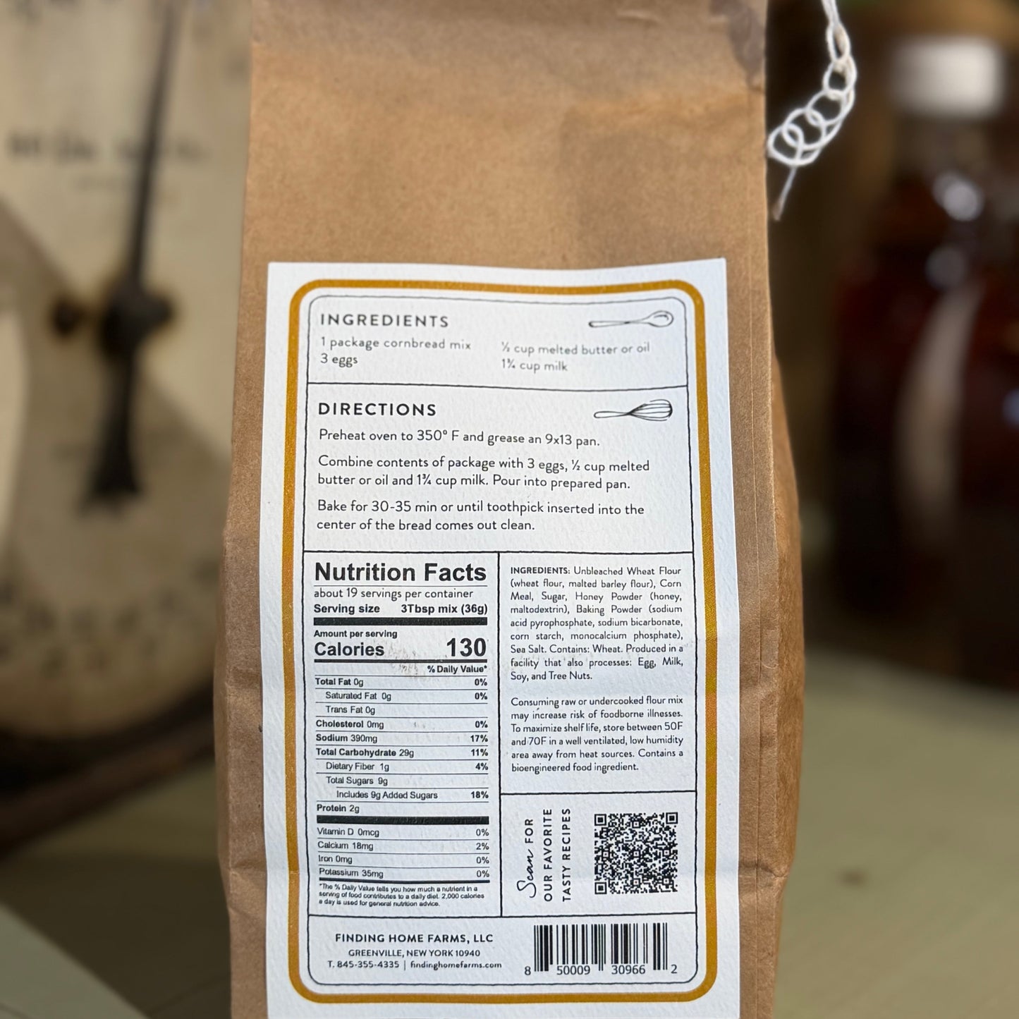 Sweet Honey Cornbread Mix