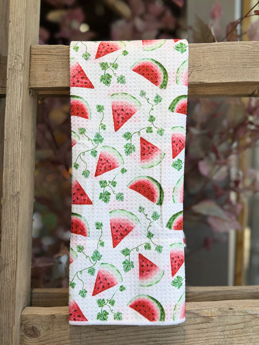 Watermelon Patch - Double Sided - Hand Towel