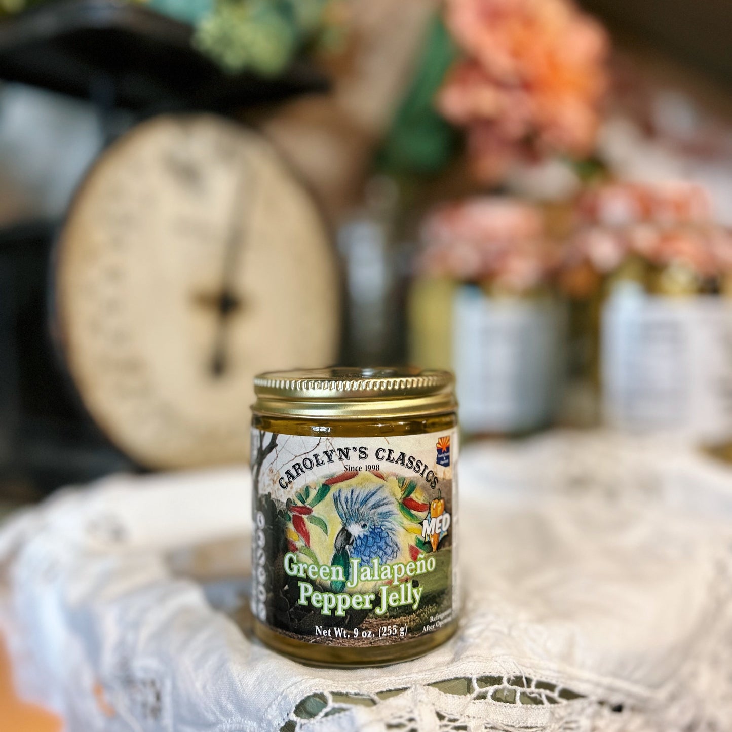 Green Jalapeno Pepper Jelly - Room and Porch 