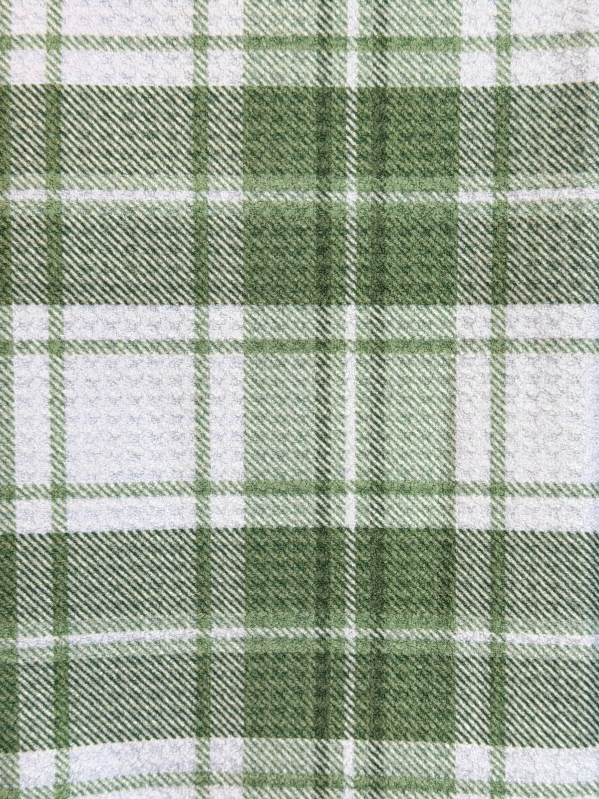 Holiday Green Plaid - Double Sided - Hand Towel