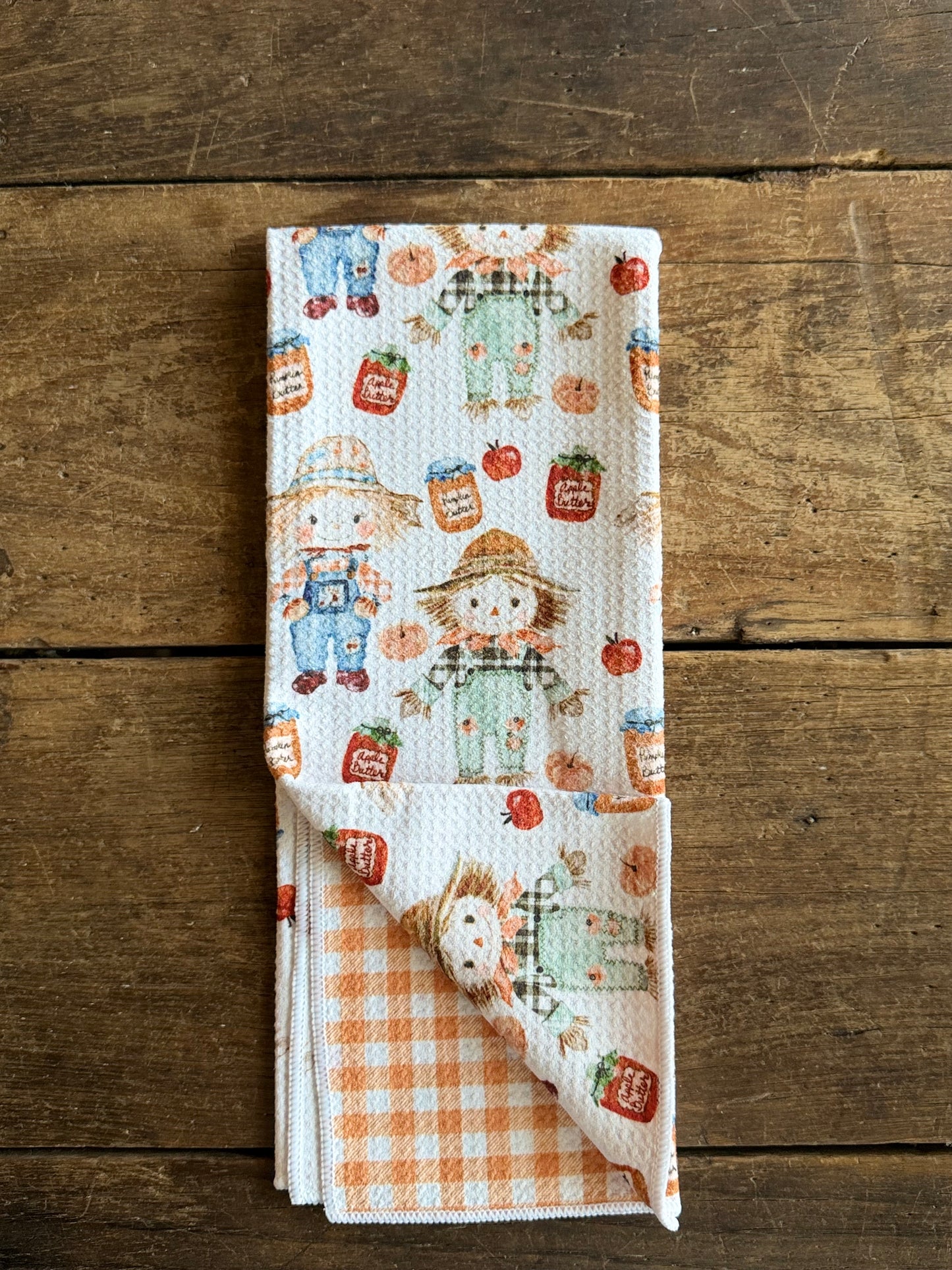 Scarecrow Farm - Double Sided - Hand Towel
