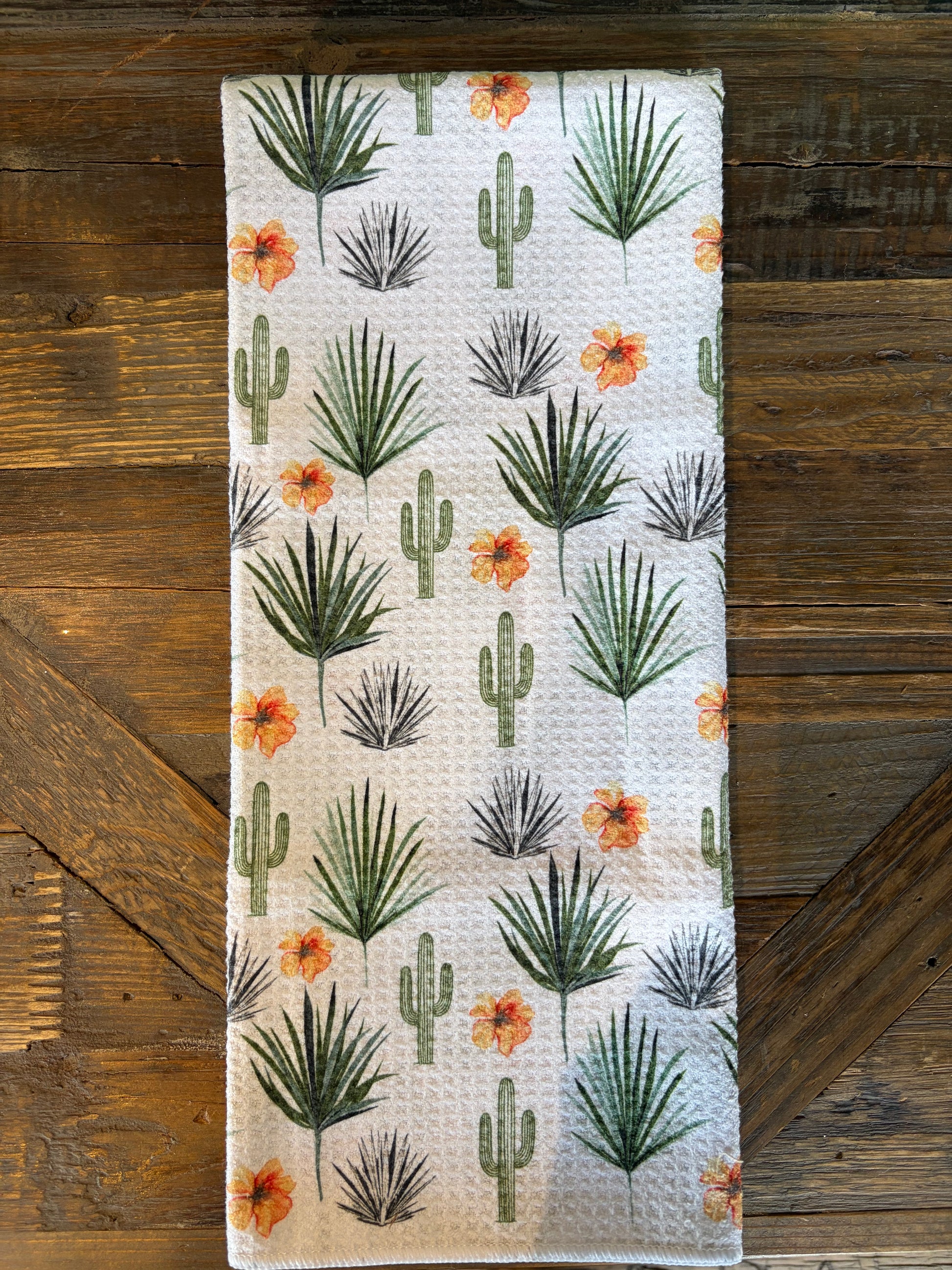 Desert Palms - Double Sided - Hand Towel - Room and Porch 