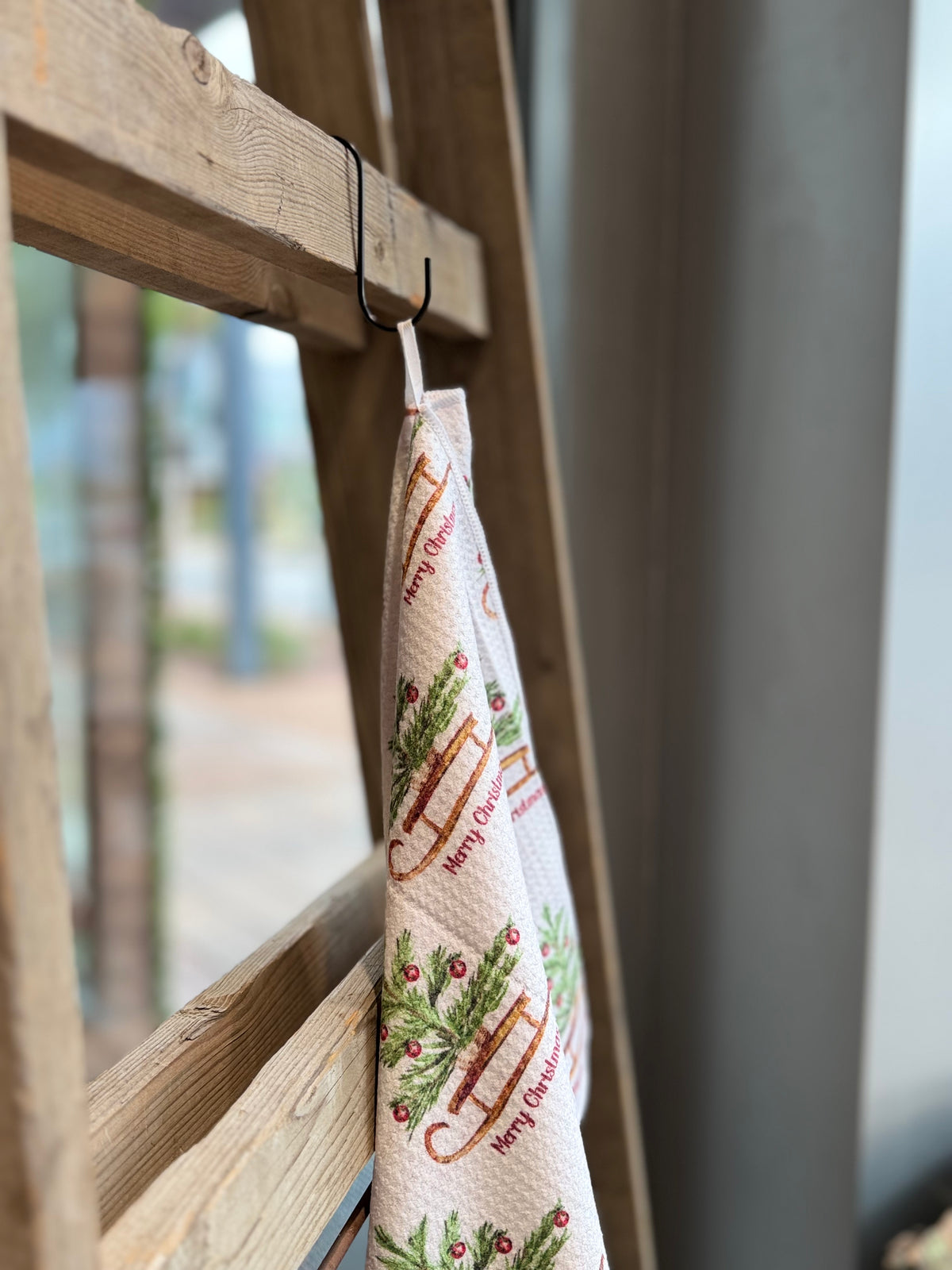Vintage Merry Christmas - Double Sided - Hand Towel
