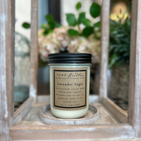 Lavender Sugar Candle