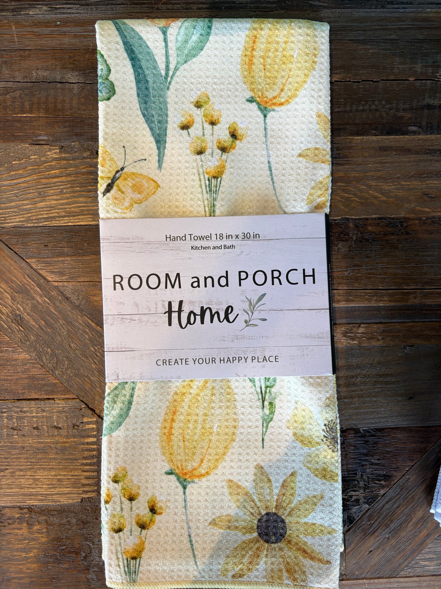 Spring Garden - Double Sided - Hand Towel - Room and Porch 