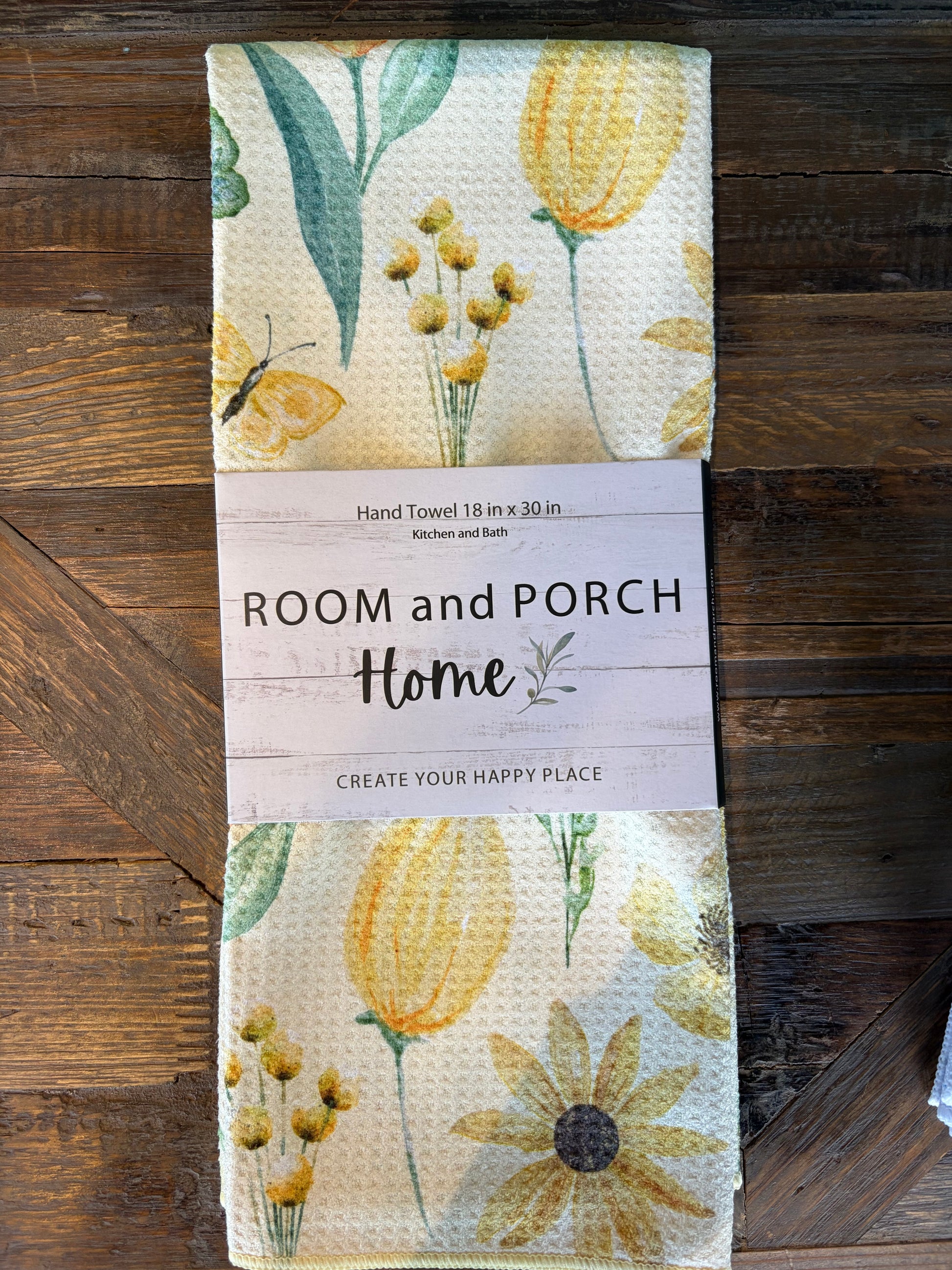 Spring Garden - Double Sided - Hand Towel - Room and Porch 