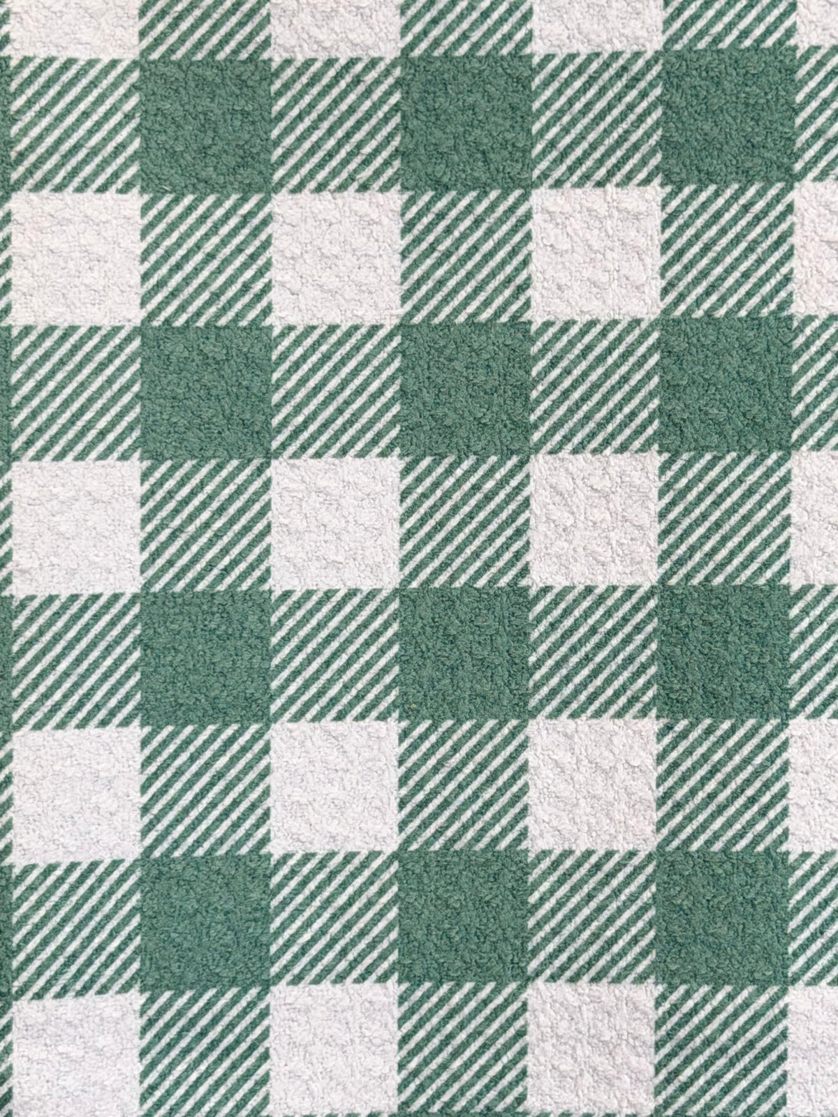 Blue Spruce Gingham - 2 sided - Set of 3 Dishcloths - Room and Porch 