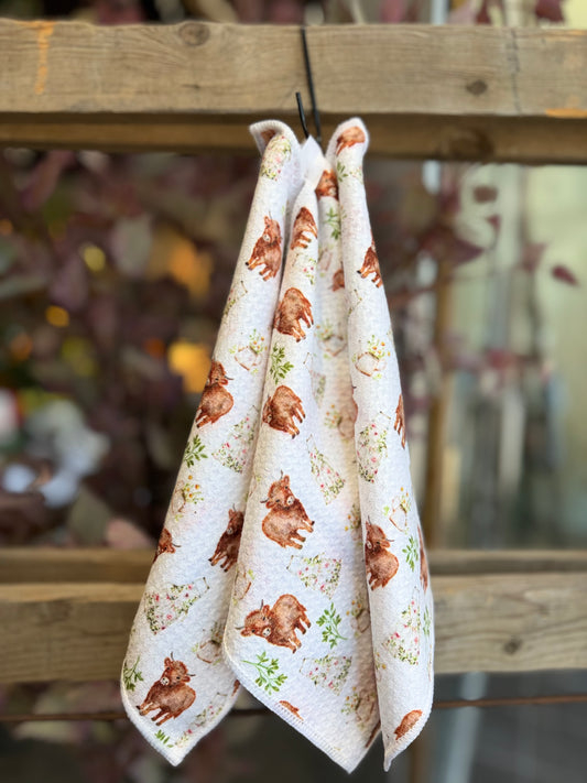Mable's Farm - 2 sided - Set of 3 Dishcloths