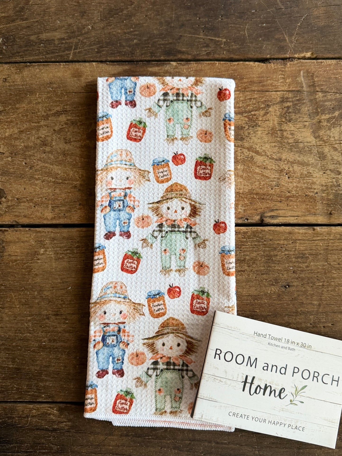 Scarecrow Farm - Double Sided - Hand Towel