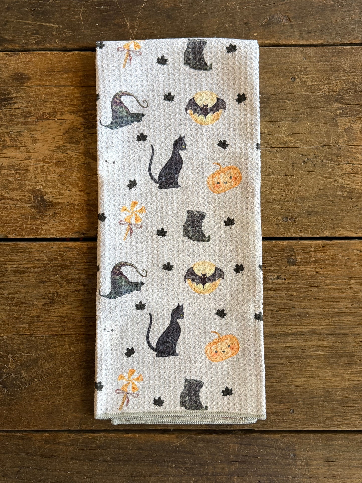 Trick-or-Treat Charms - Double Sided - Hand Towel - Room and Porch 