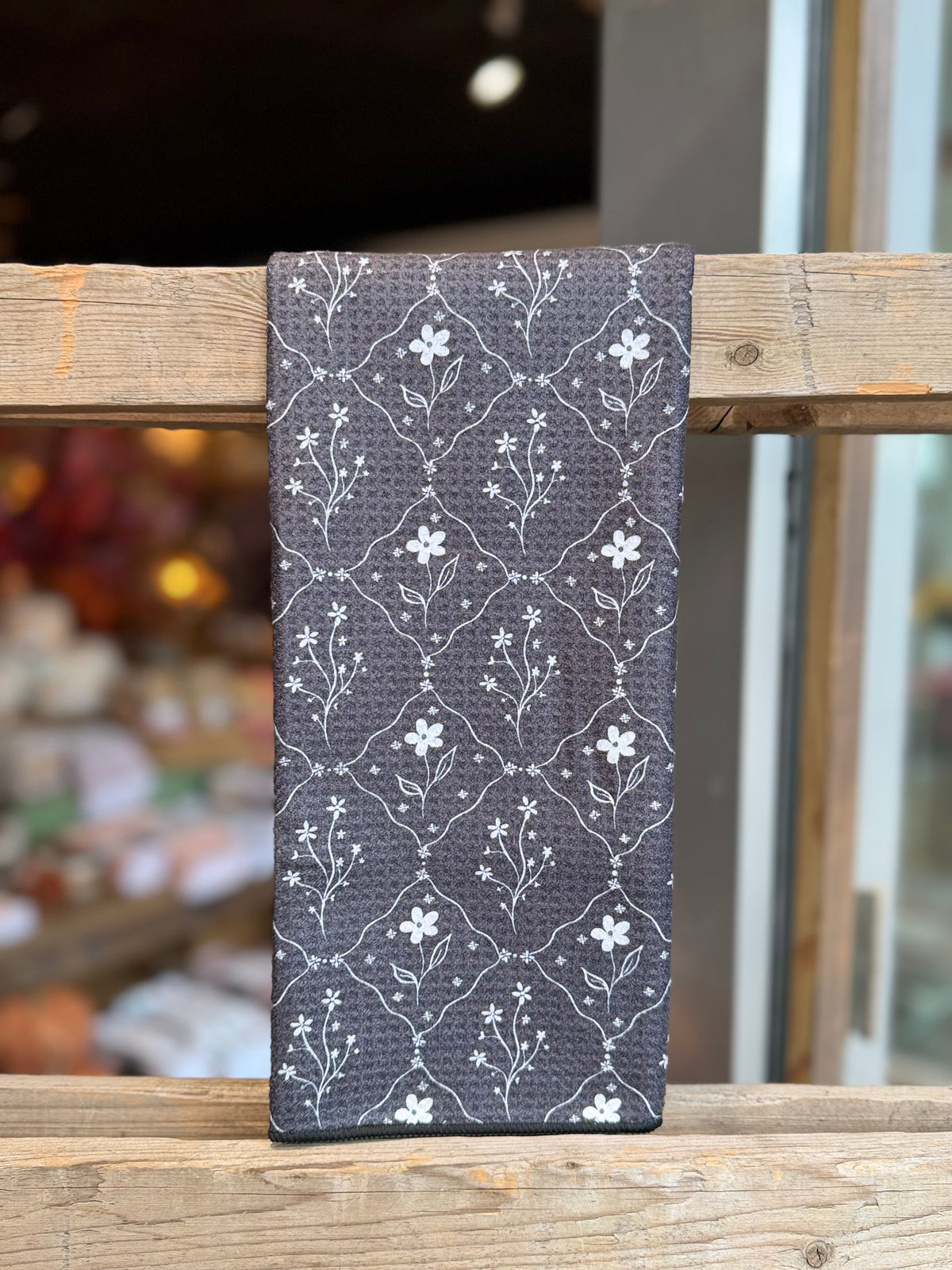 Midnight Bloom - Double Sided - Hand Towel