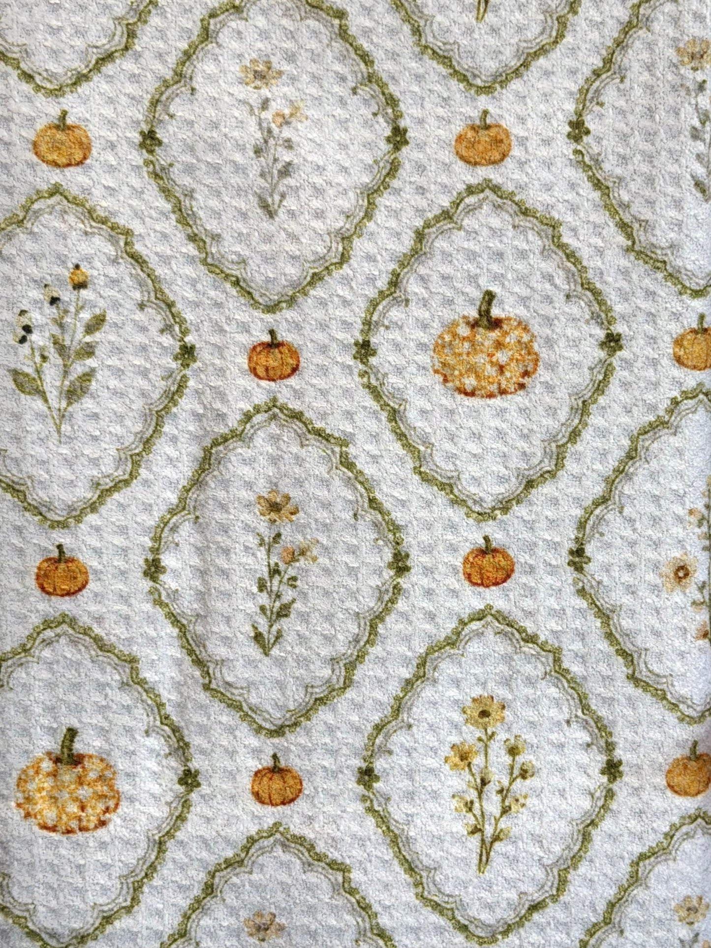 Pumpkin Meadow- Double Sided - Hand Towel